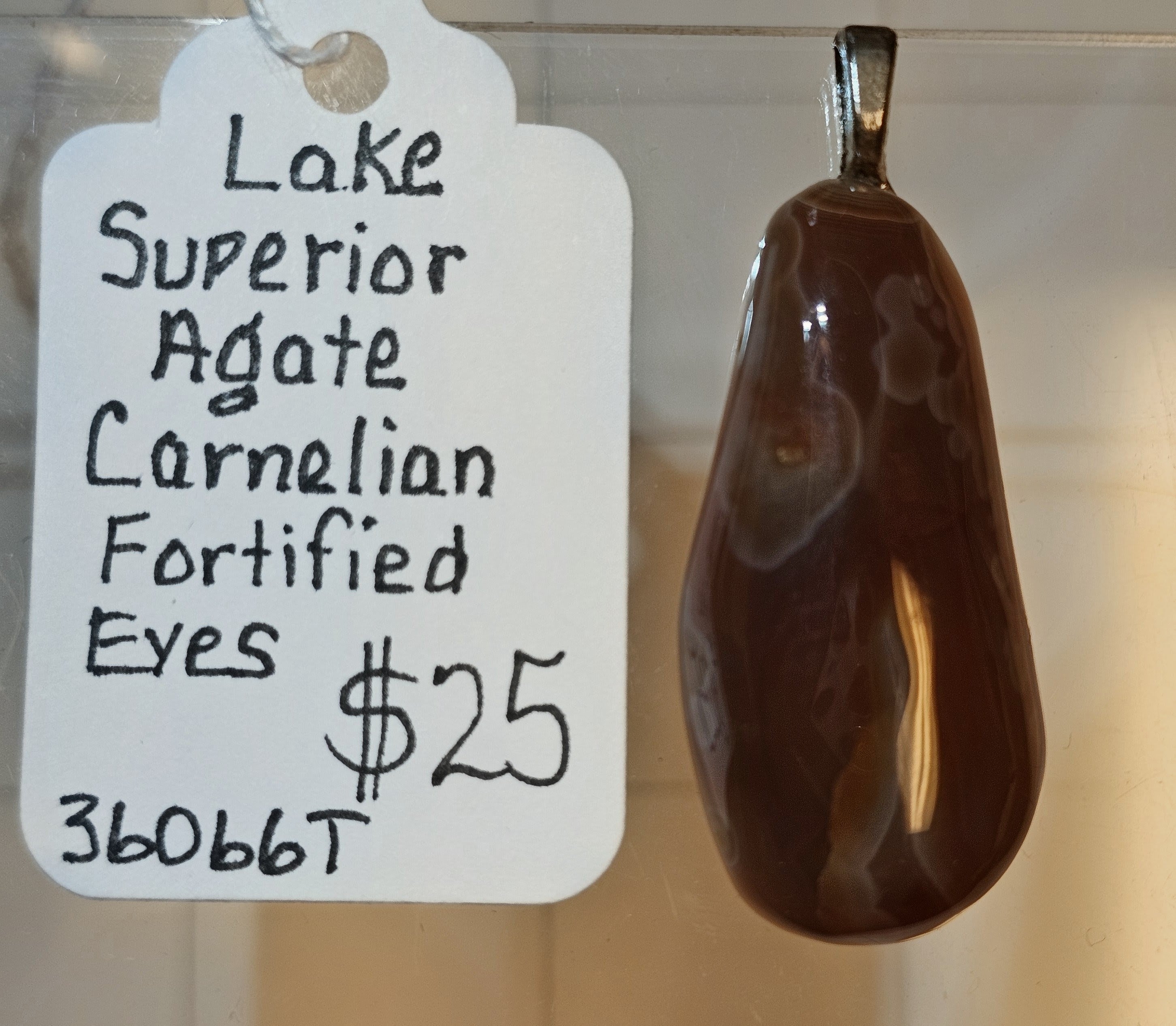 Lake Superior Agate Pendant