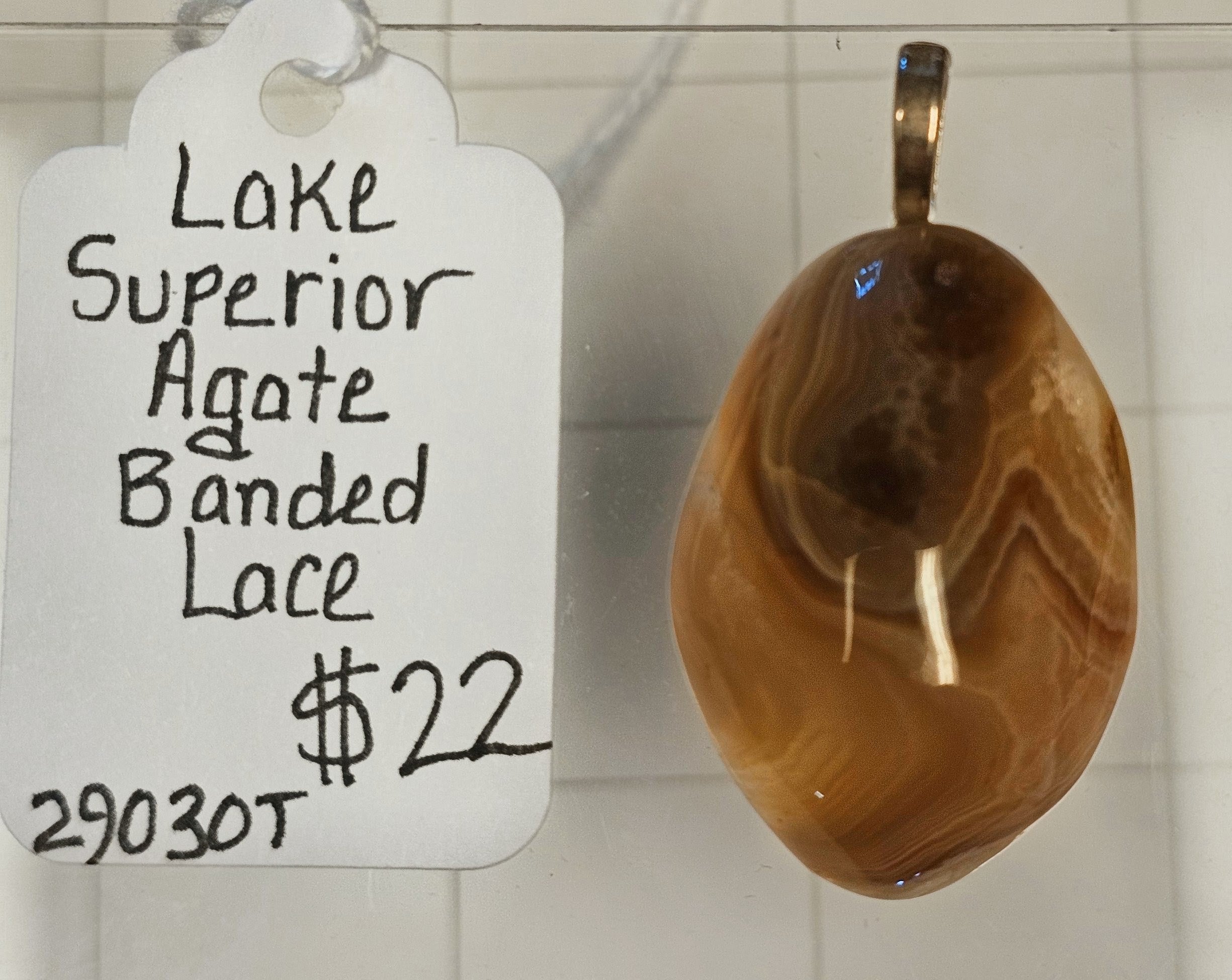 Lake Superior Agate Pendant