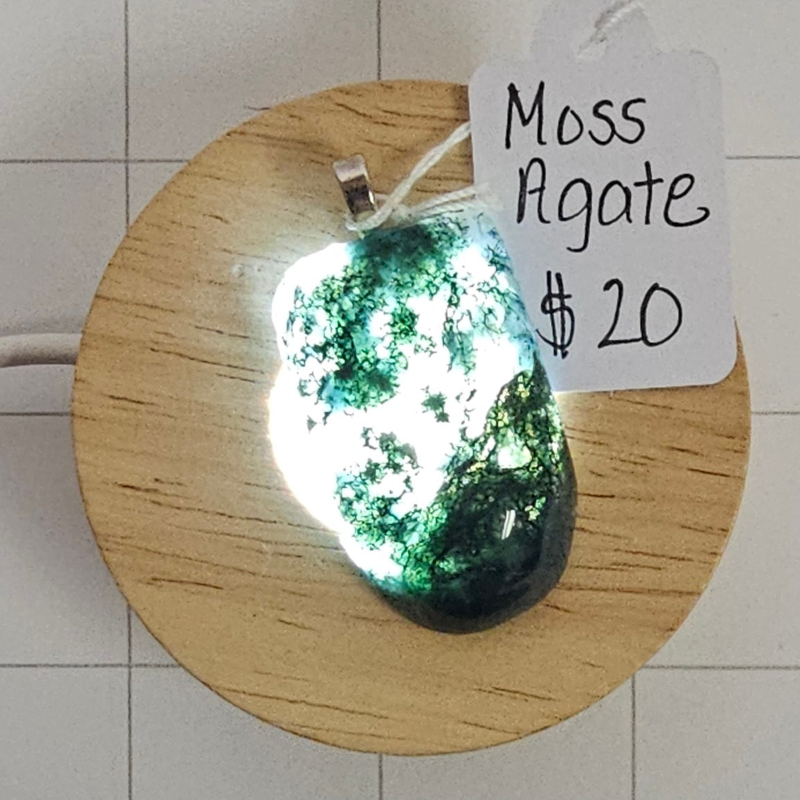 Moss Agate Pendant