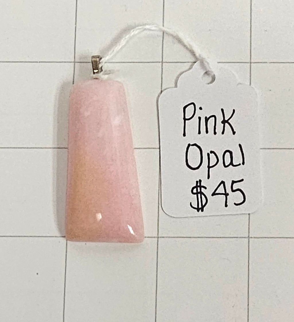Peruvian Pink Opal pendant