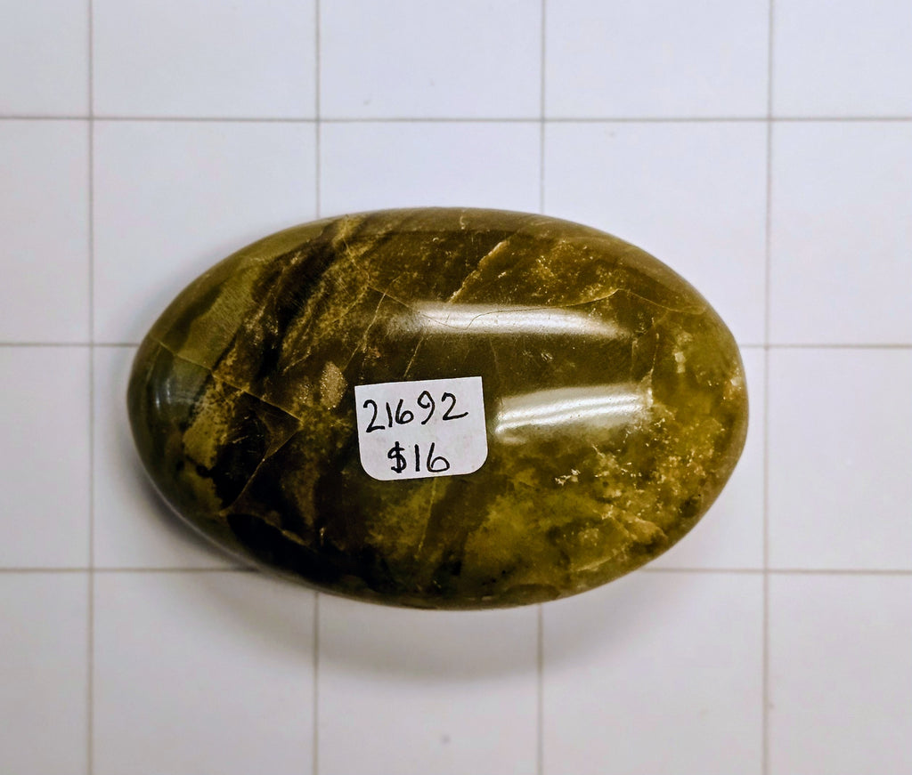 Green Opal Palm Stone