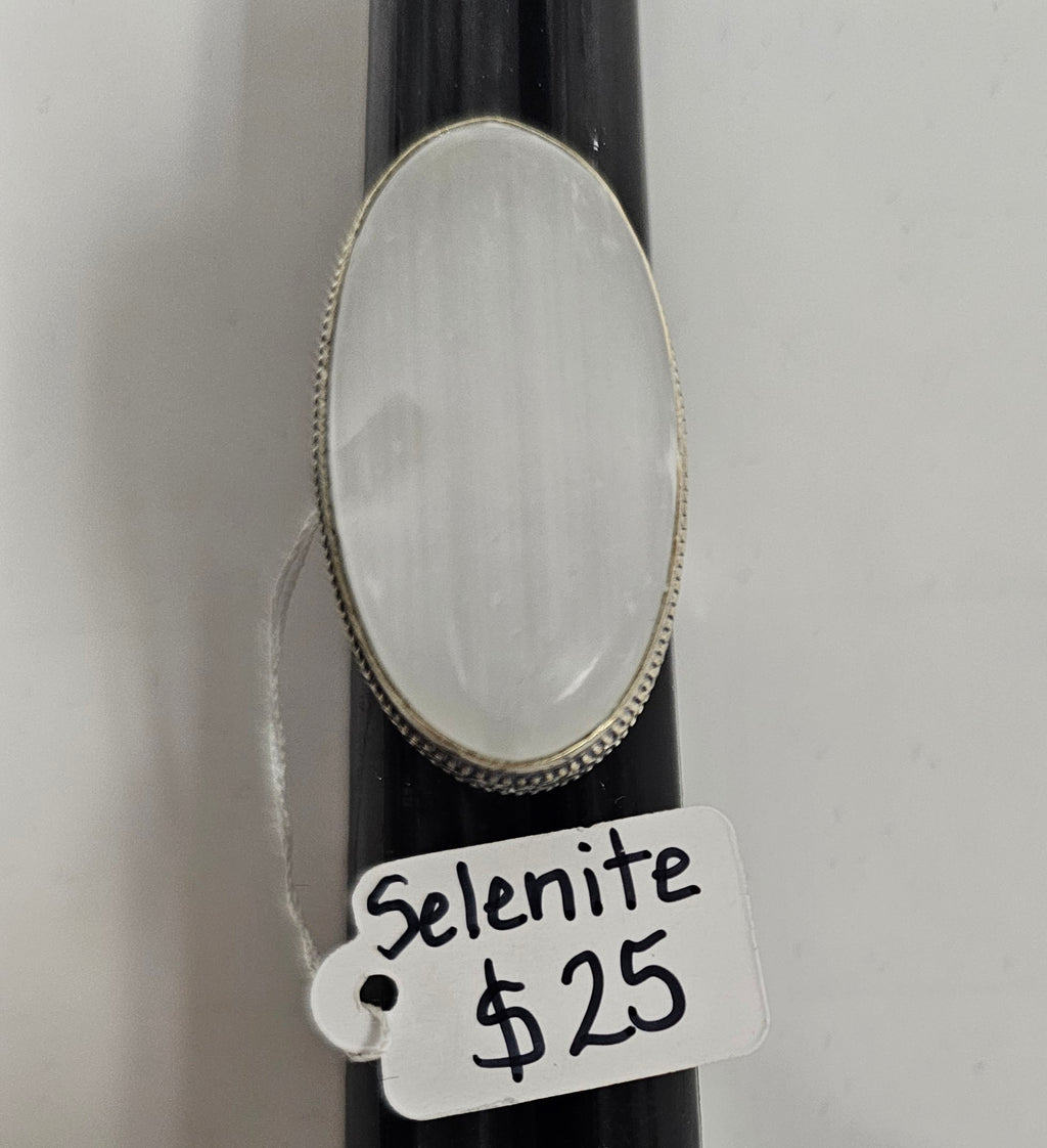 Selenite Ring