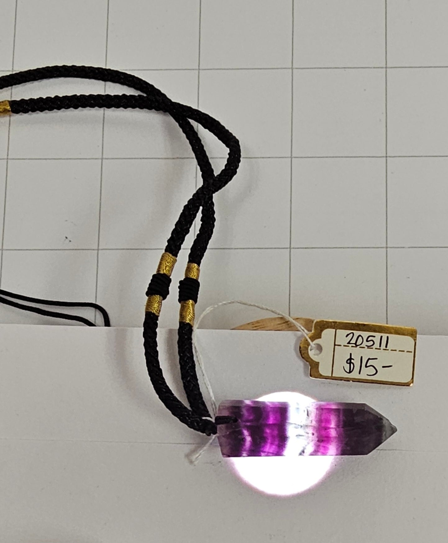 Fluorite adjustable Necklace