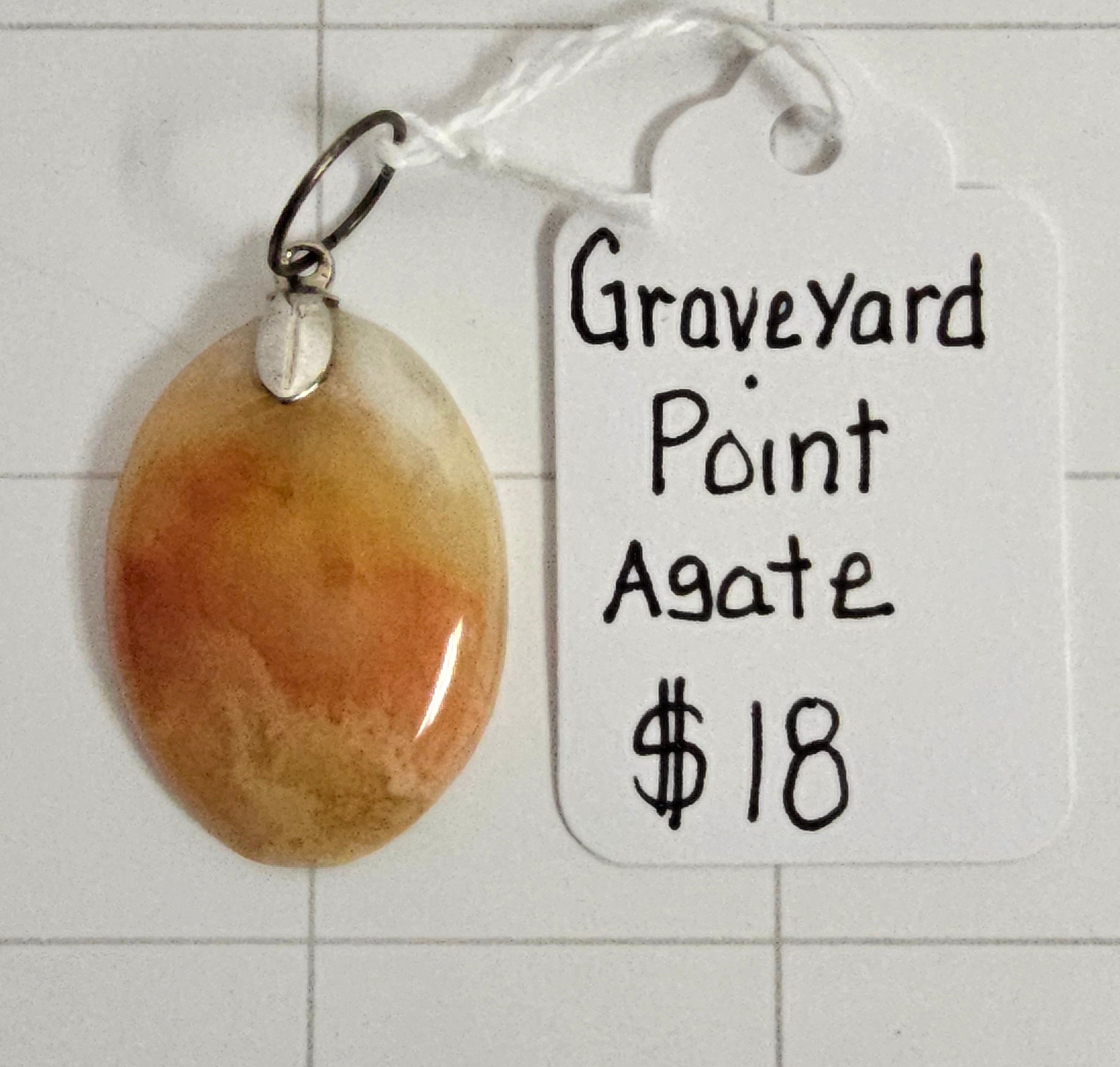 Graveyard Point Agate Pendant