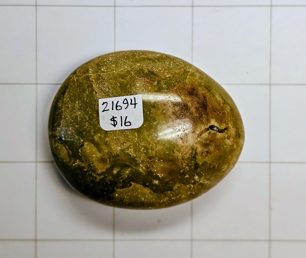Green Opal Palm Stone