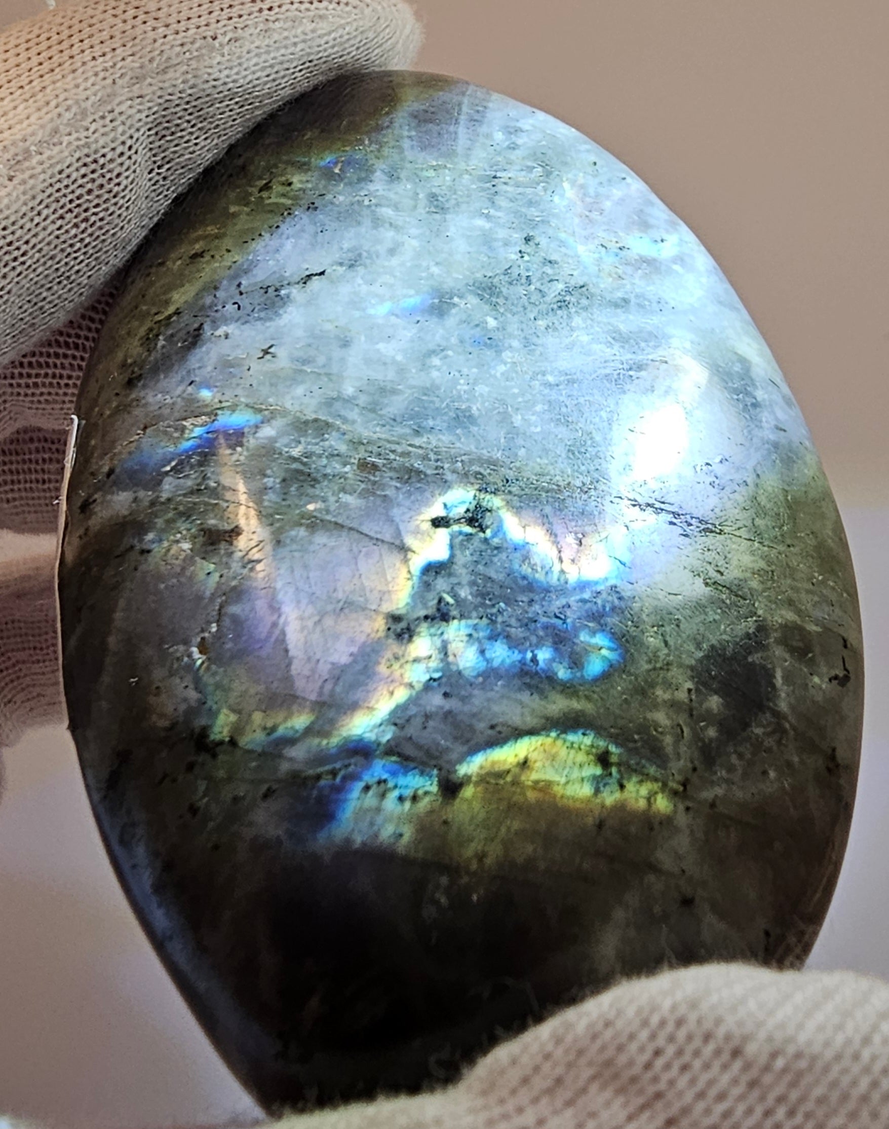 Labradorite Palm Stone