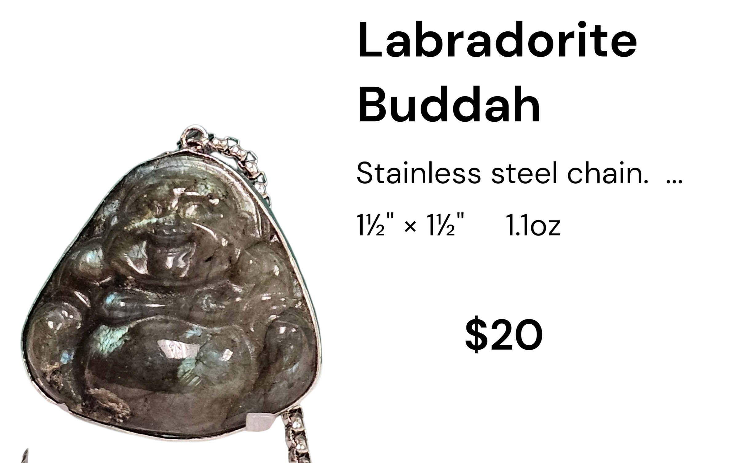 Labradorite Buddah