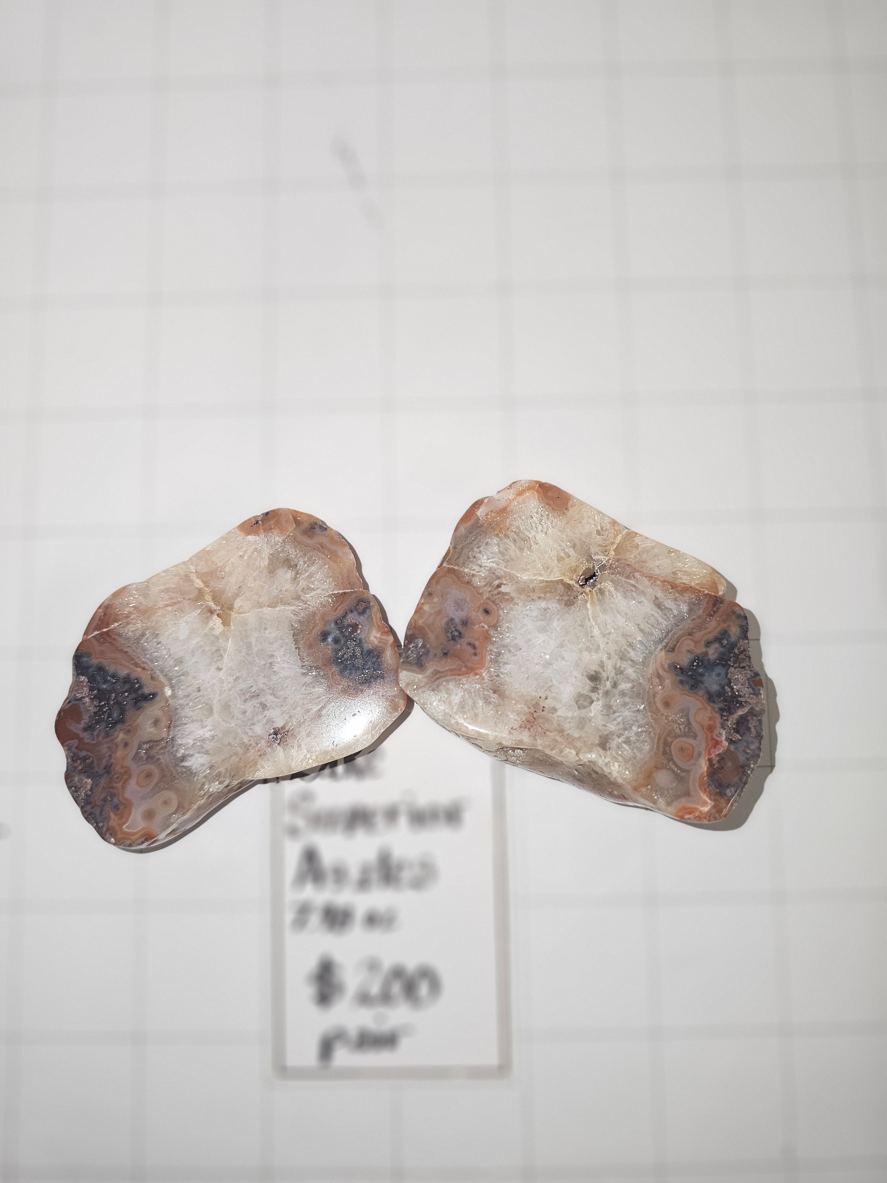Lake Superior Agate Pair