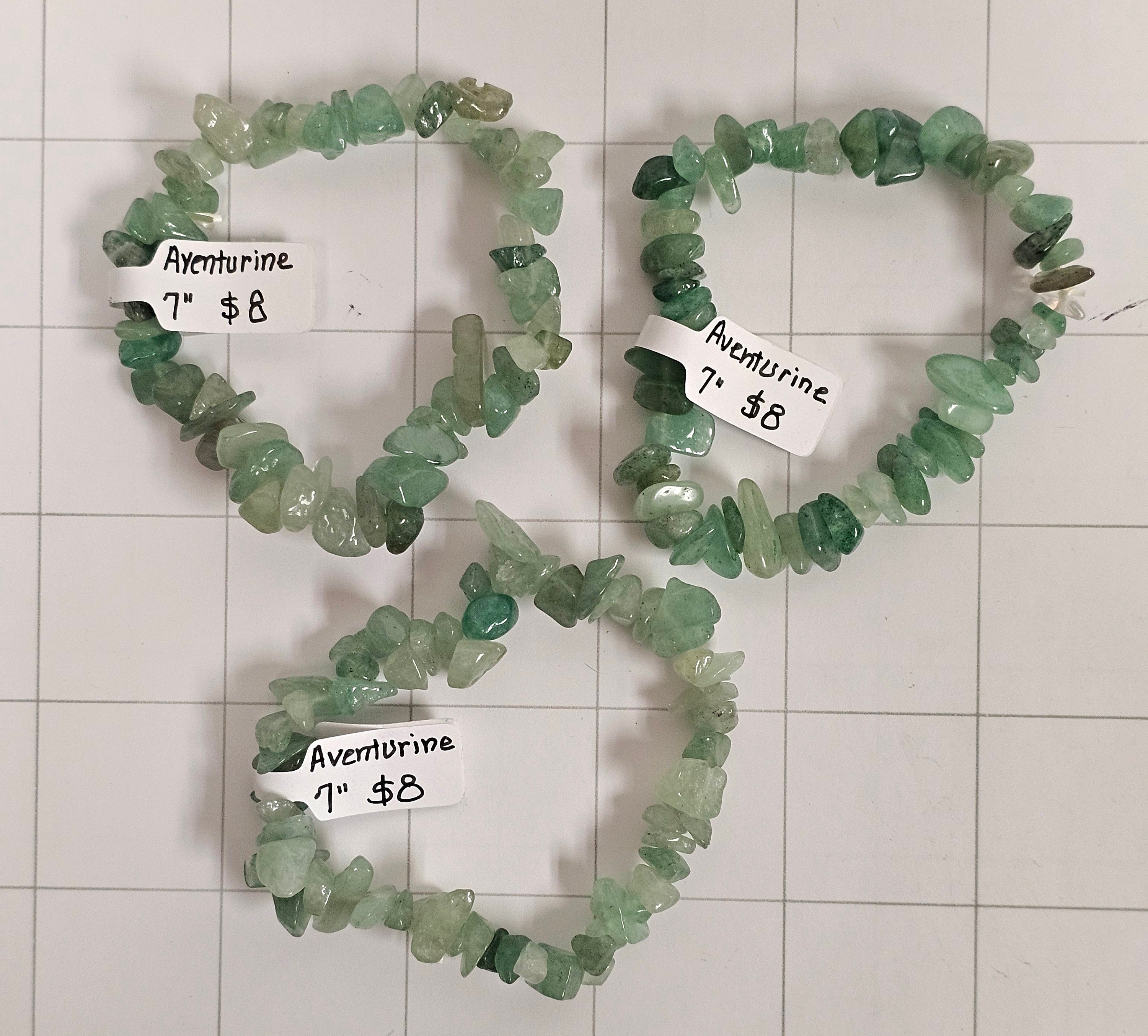 Aventurine chip Bracelets