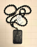 Obsidian Buddah Necklace
