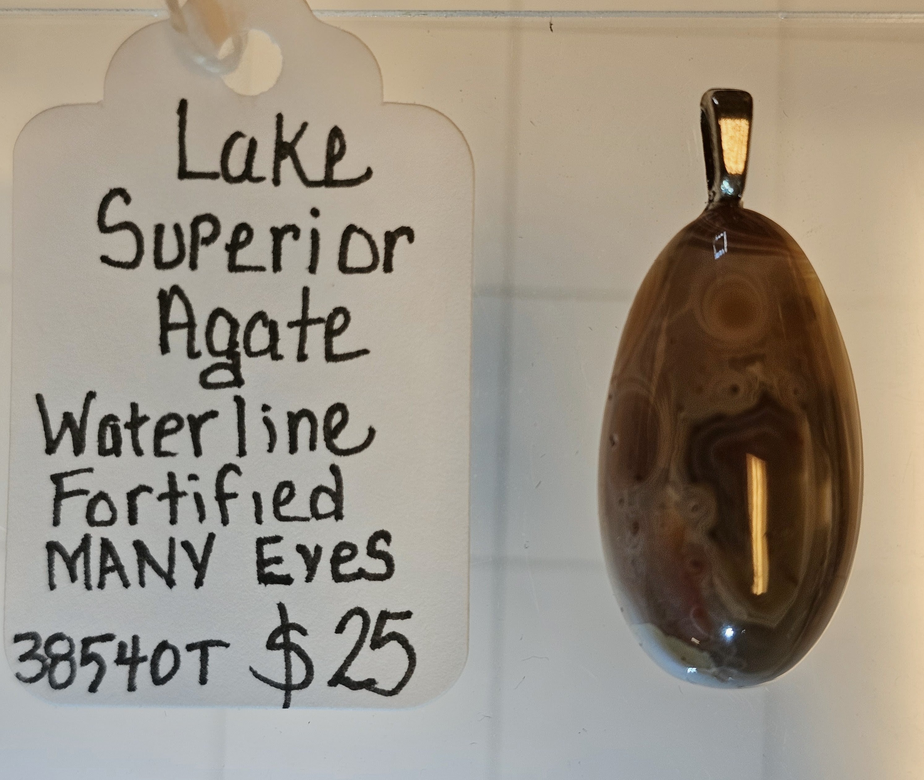 Lake Superior Agate Pendant