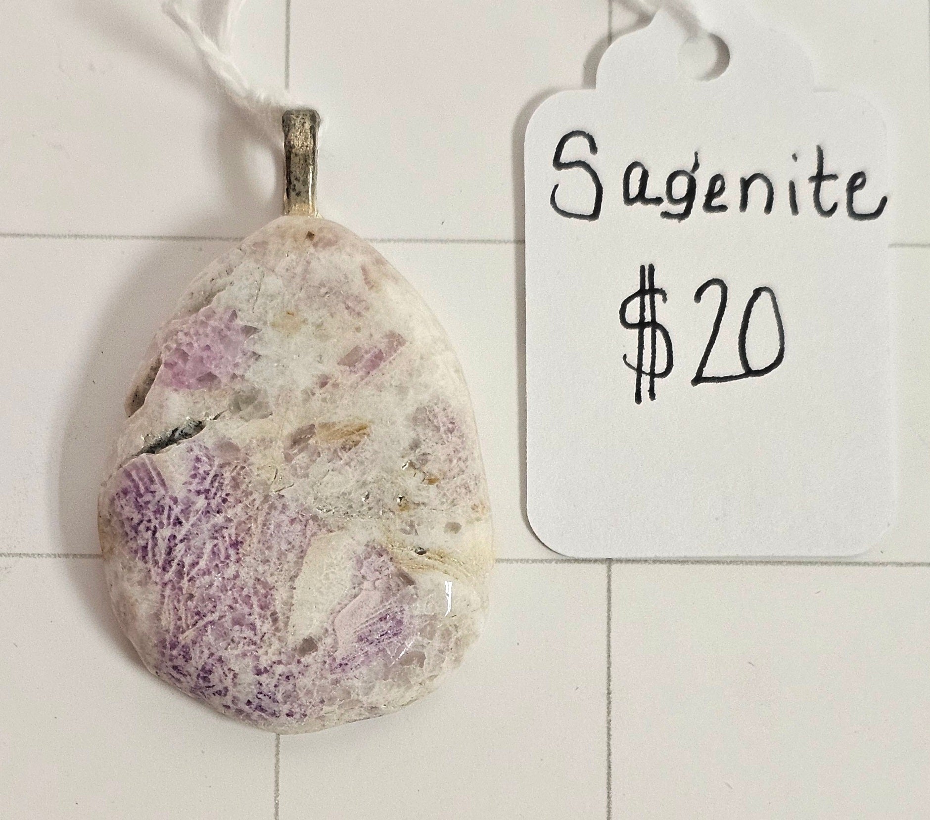 Sagenite pendant