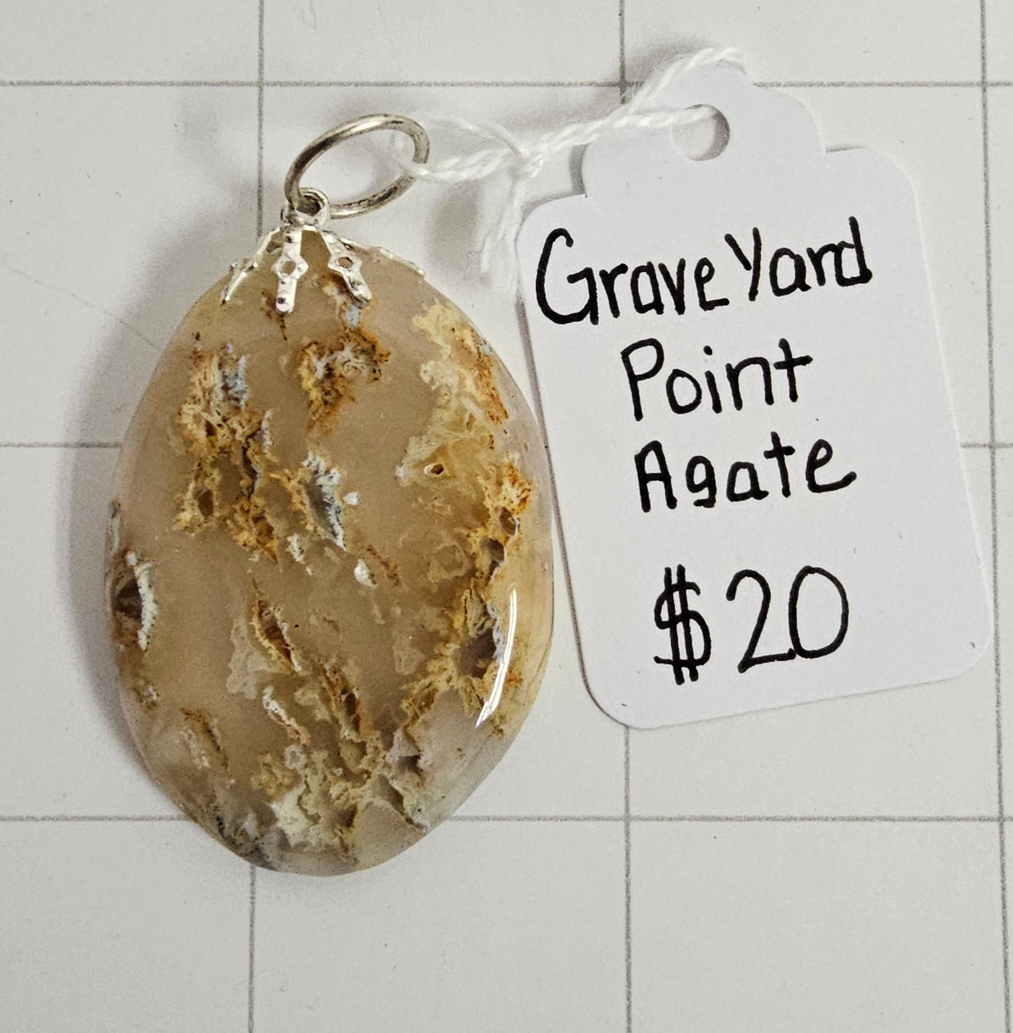 Graveyard Point Agate Pendant