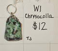 Chrysocolla pendant