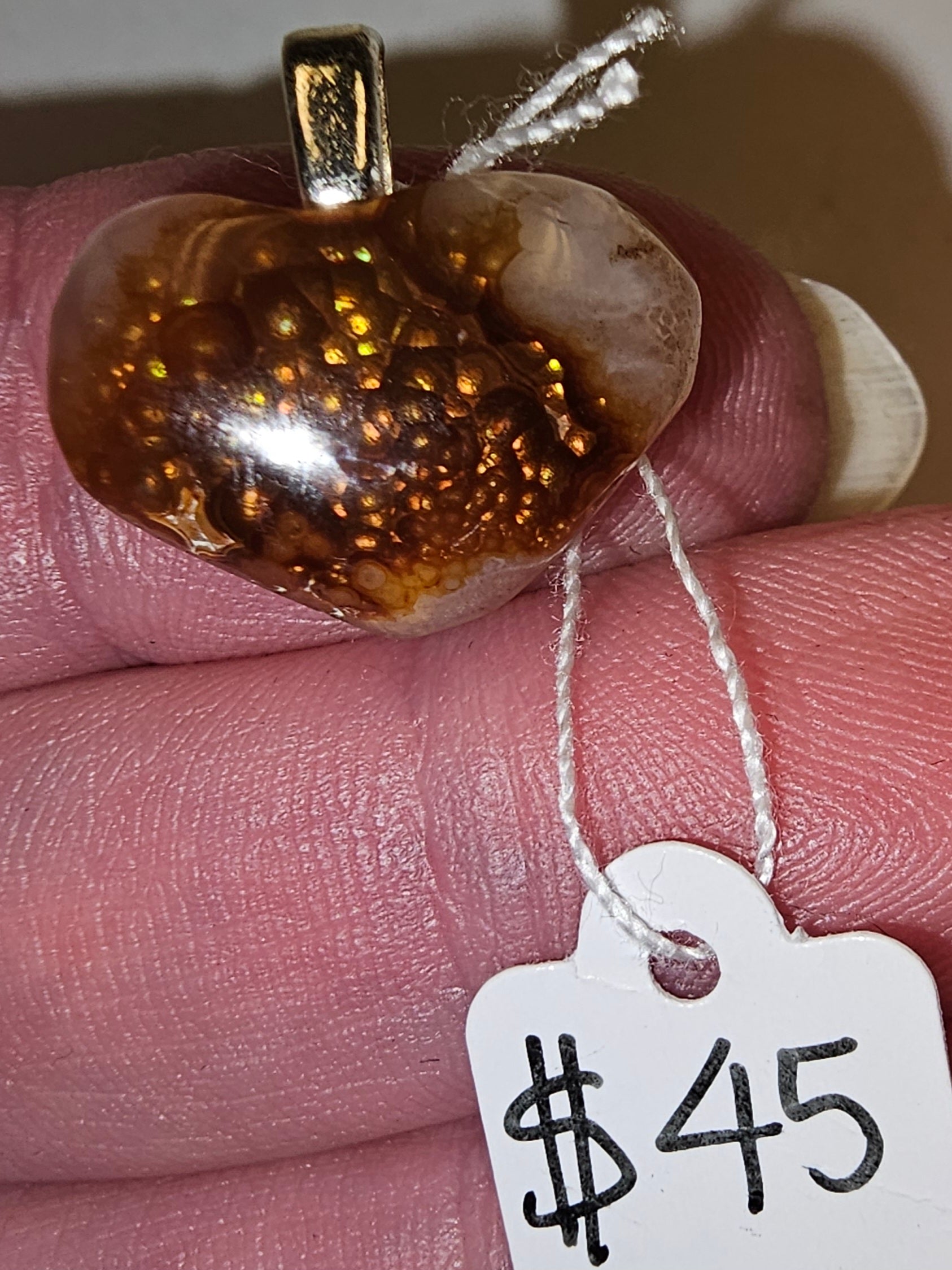 Fire Agate Pendant
