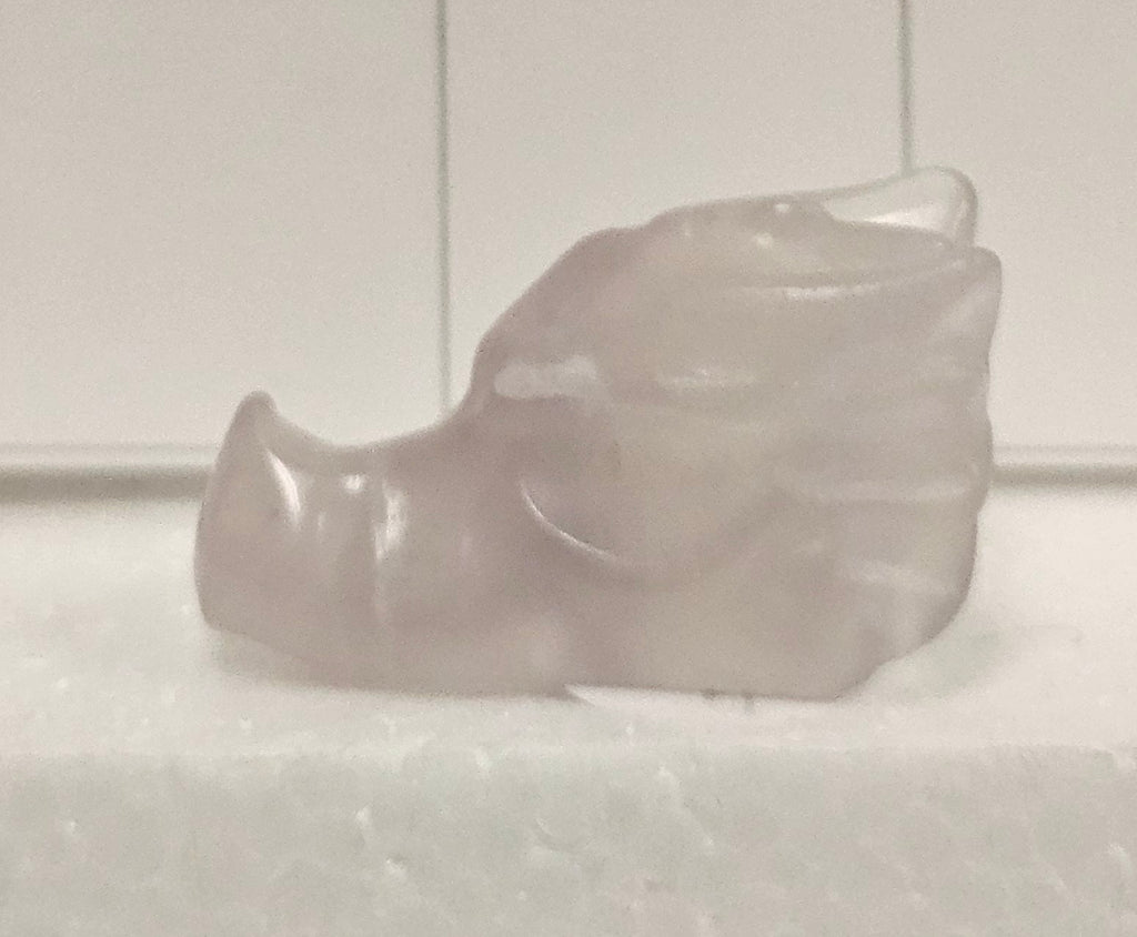 Rose Quartz Dragon Skull