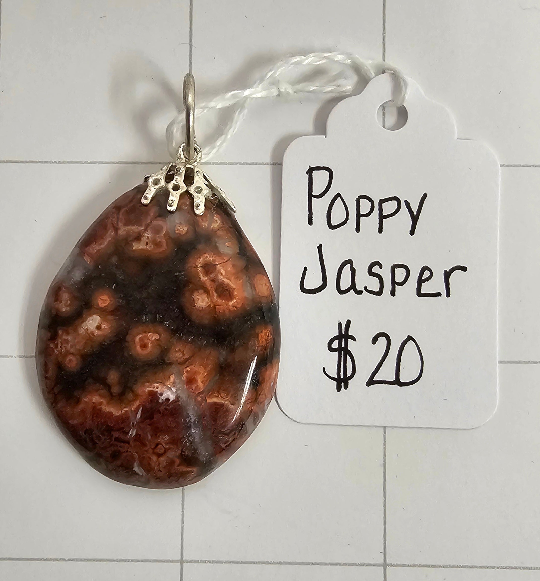 Poppy Jasper pendant