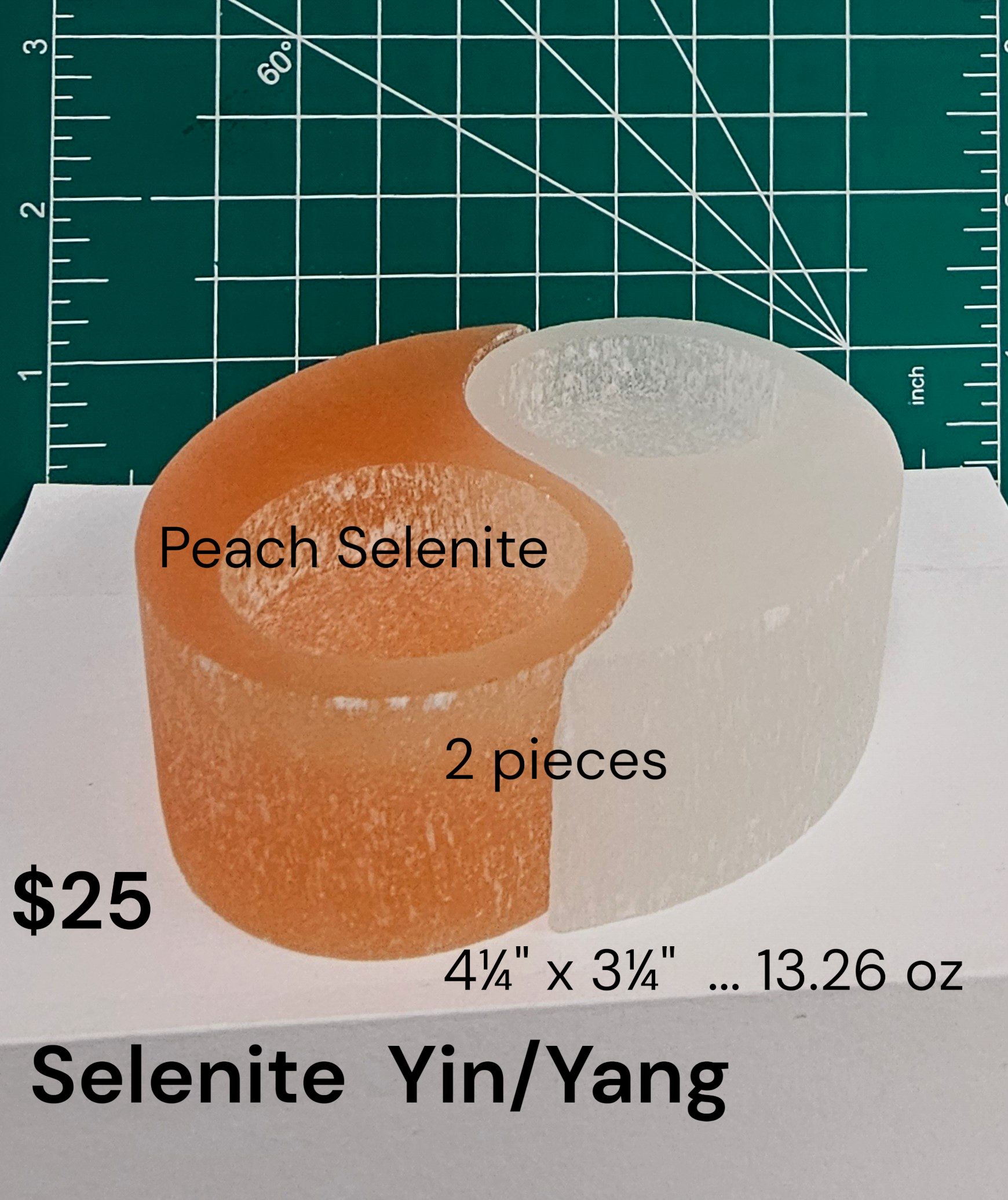 Yin/Yang Selenite
