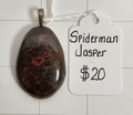 Spiderman Jasper pendant
