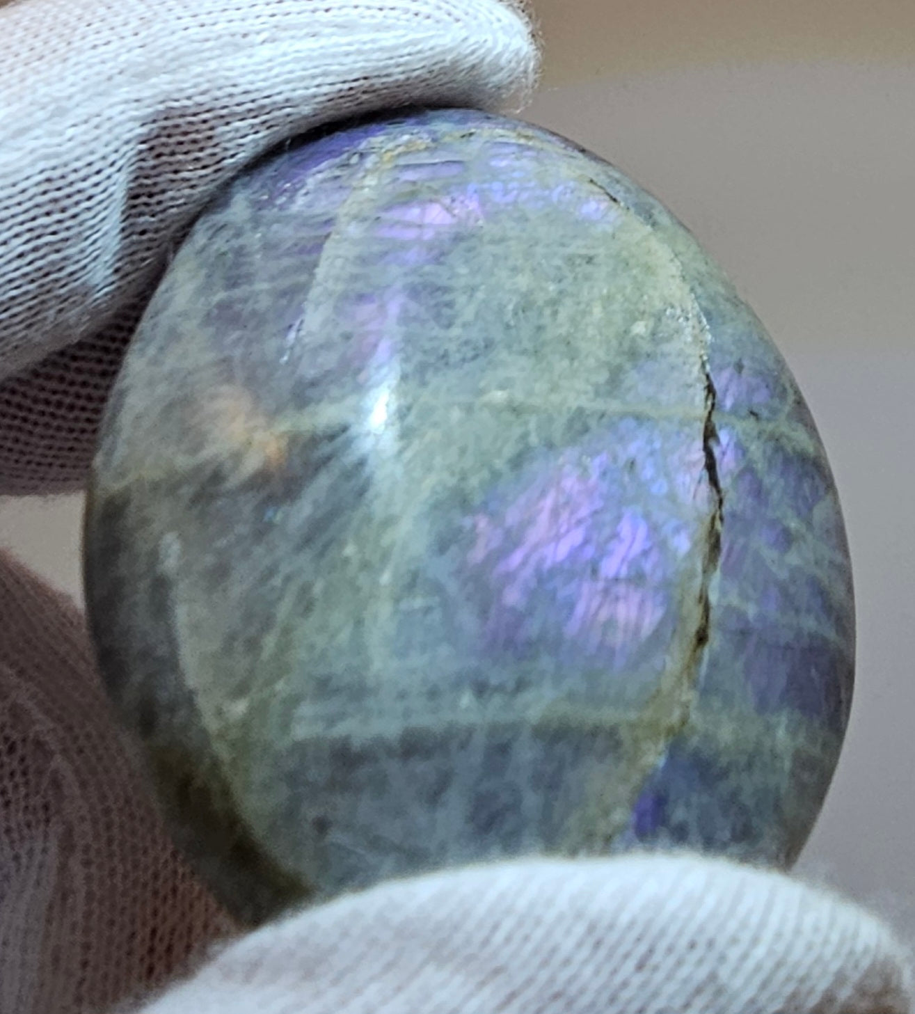 Labradorite Palm Stone