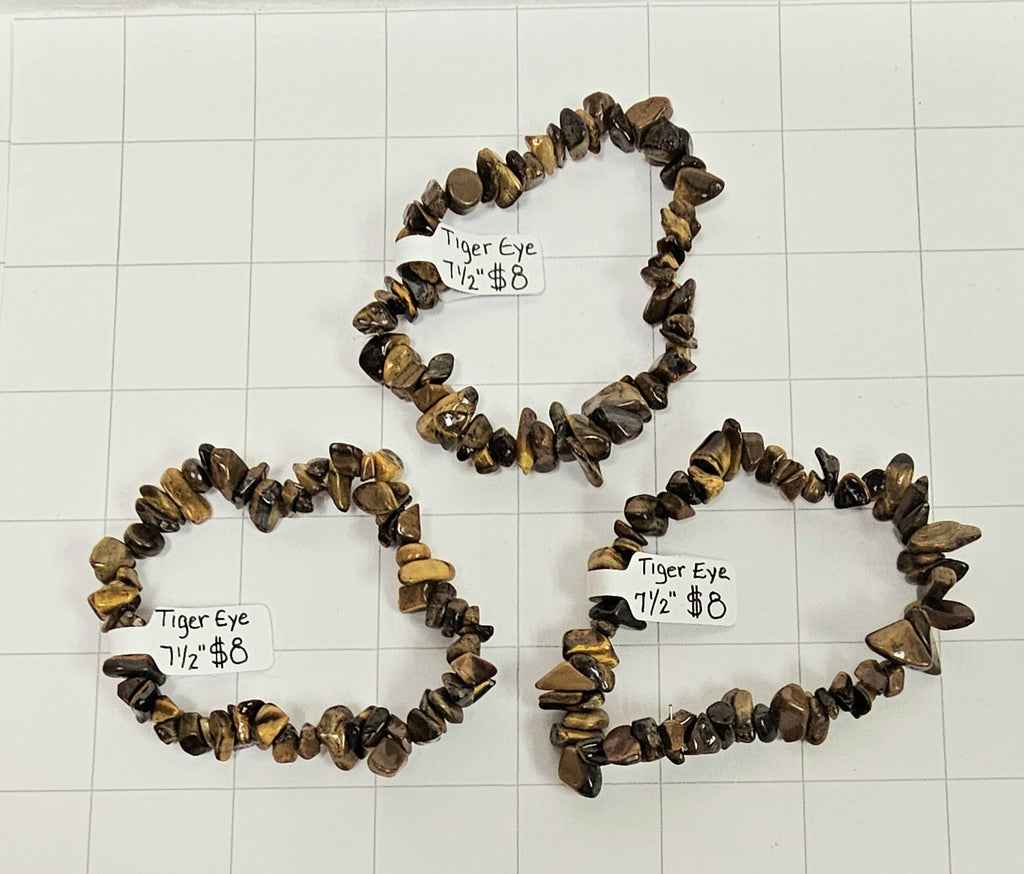 Tiger's Eye chip Bracelets
