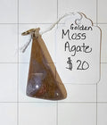 Golden Moss Agate Pendant