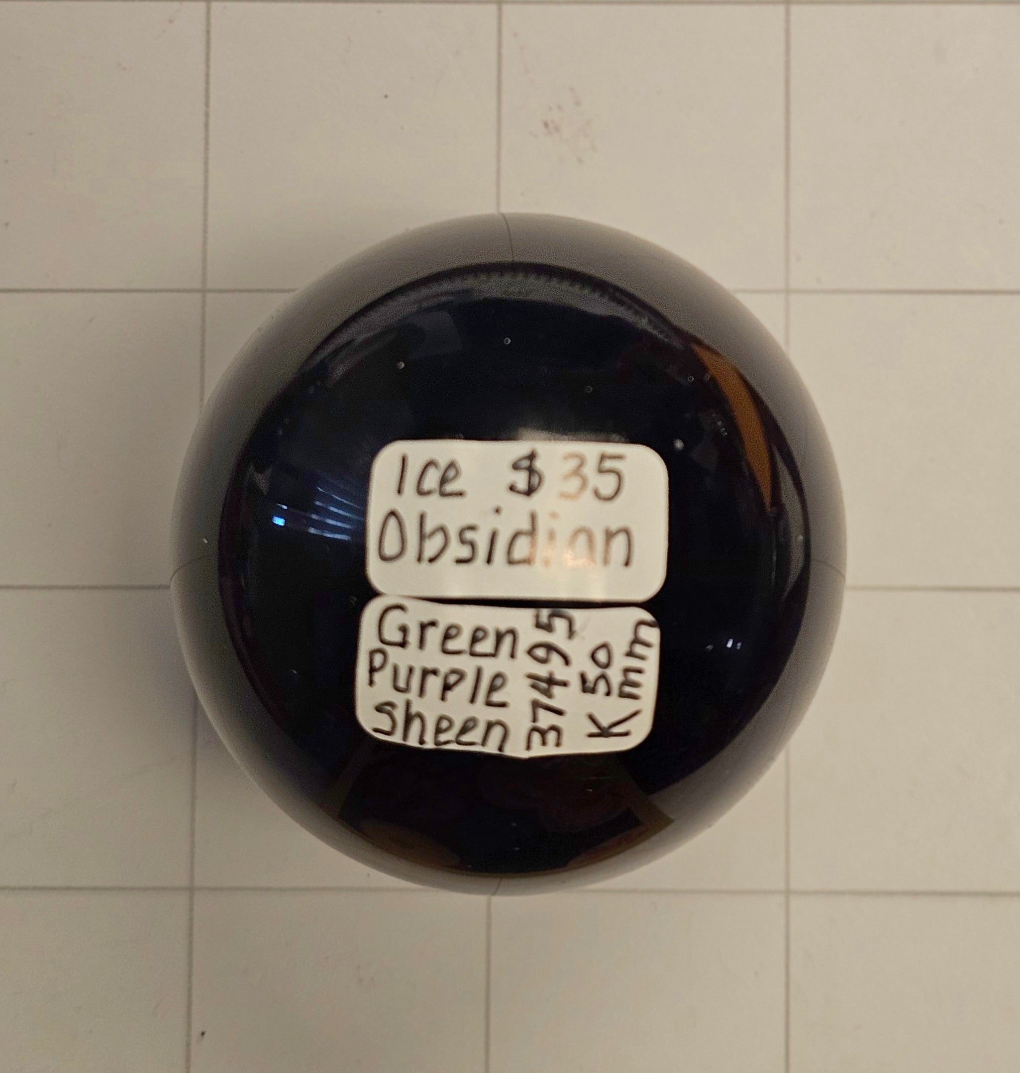 Ice Obsidian Sphere