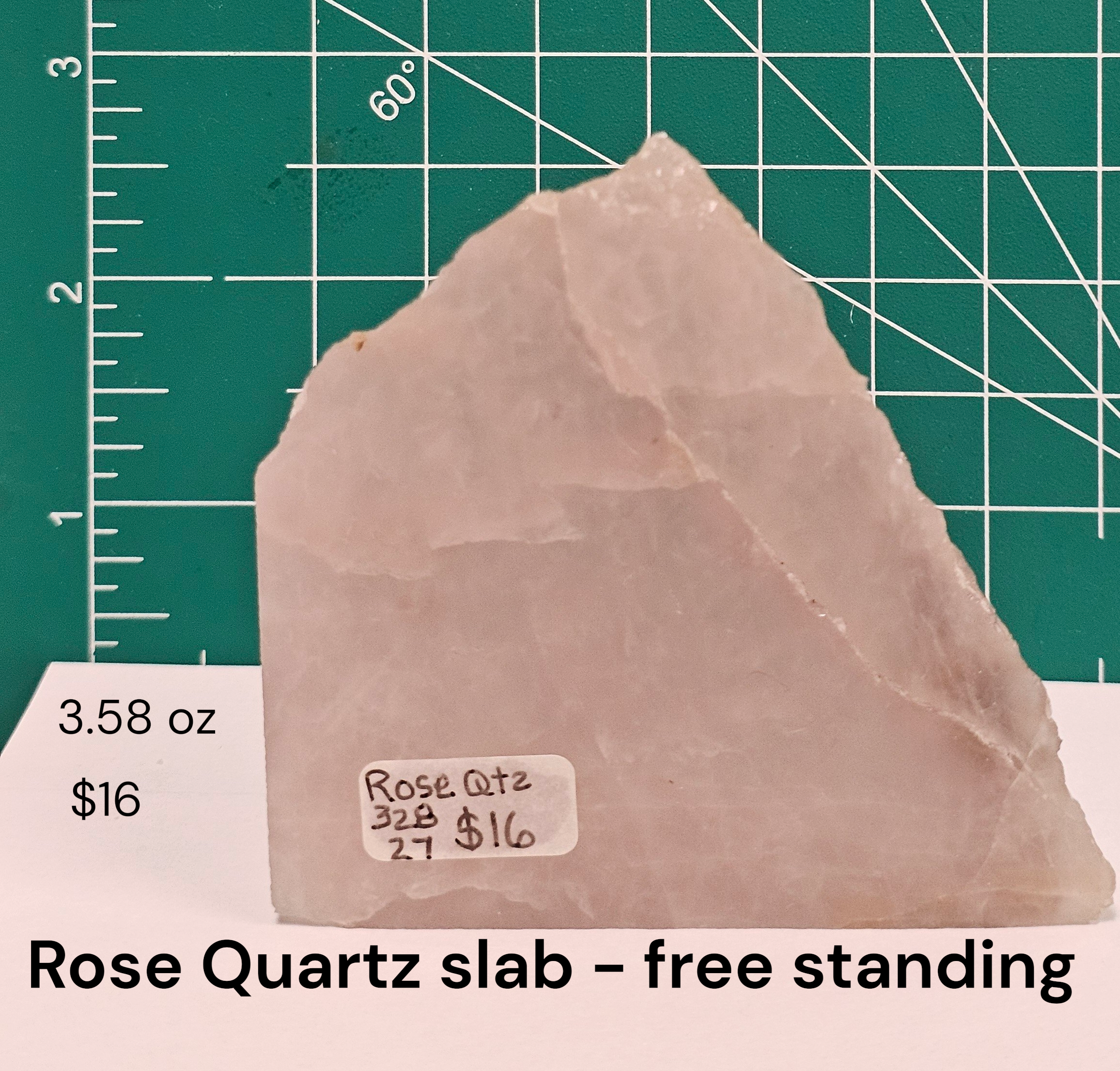 Rose Quartz slab 1