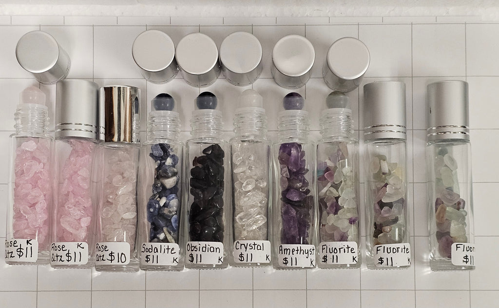 Rose Quartz in Roller Bottle