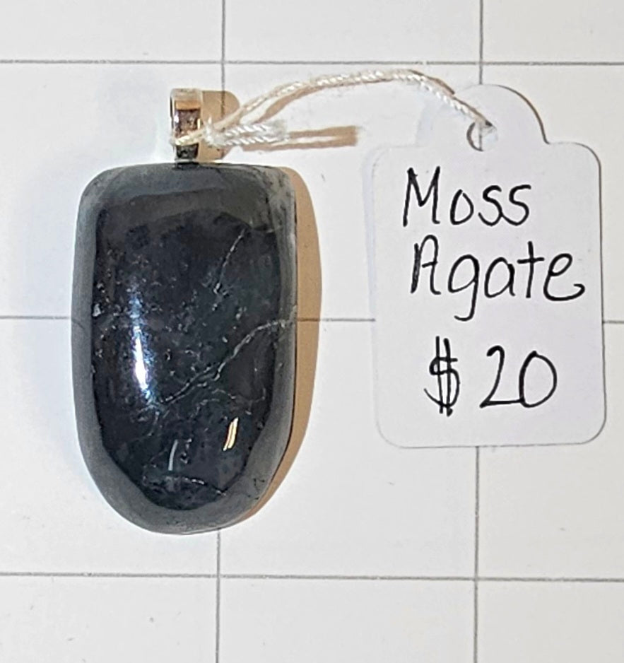 Moss Agate Pendant