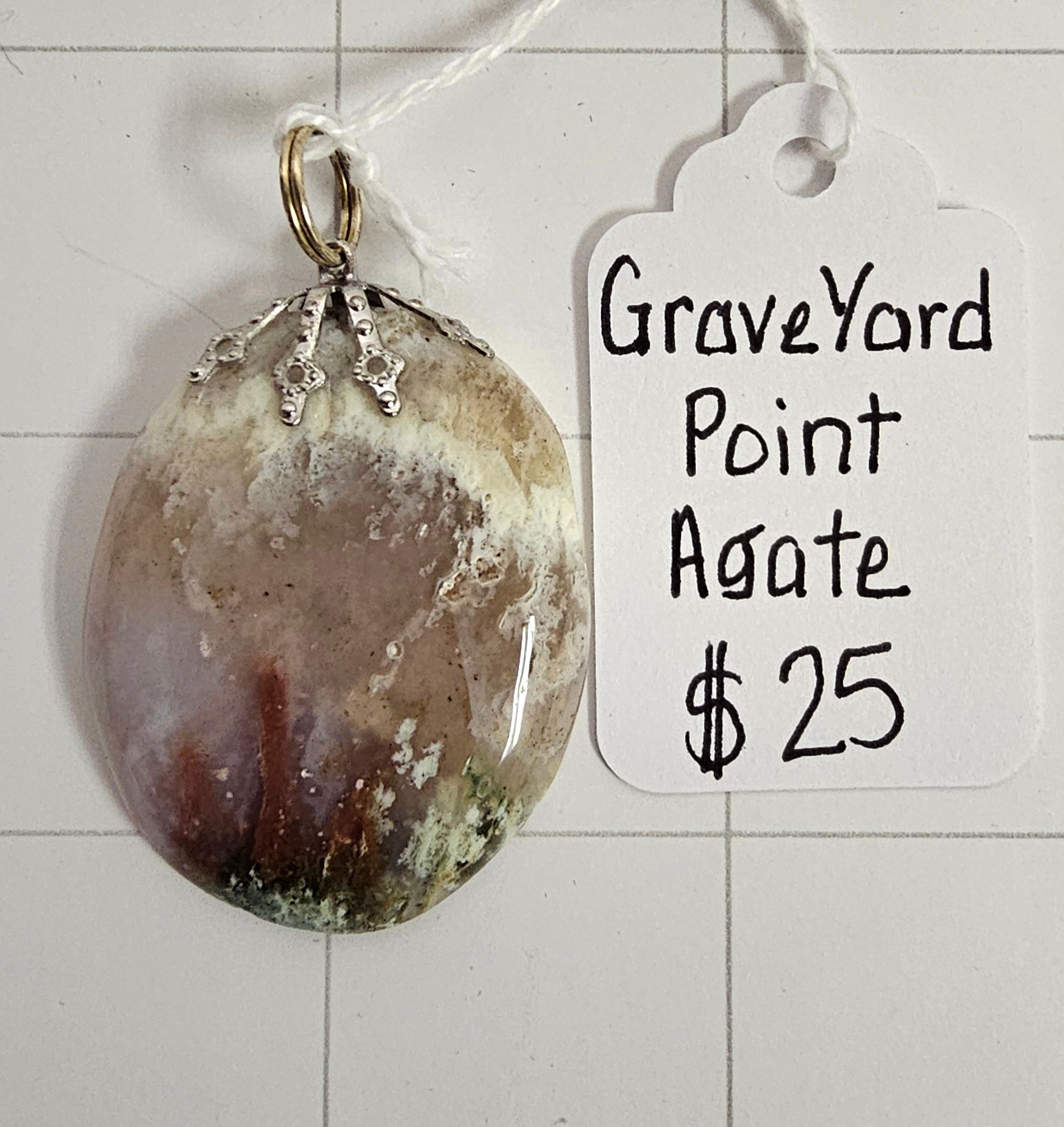 Graveyard Point Agate Pendant