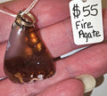 Fire Agate Pendant