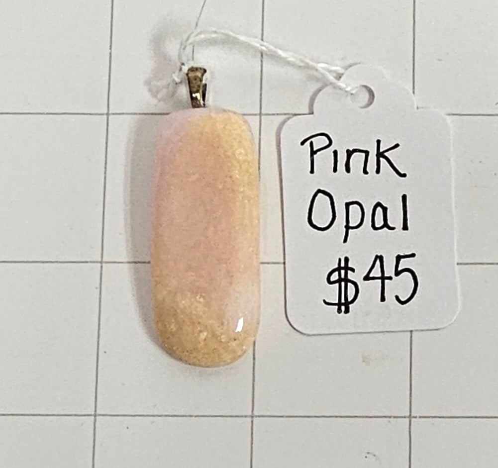Peruvian Pink Opal pendant