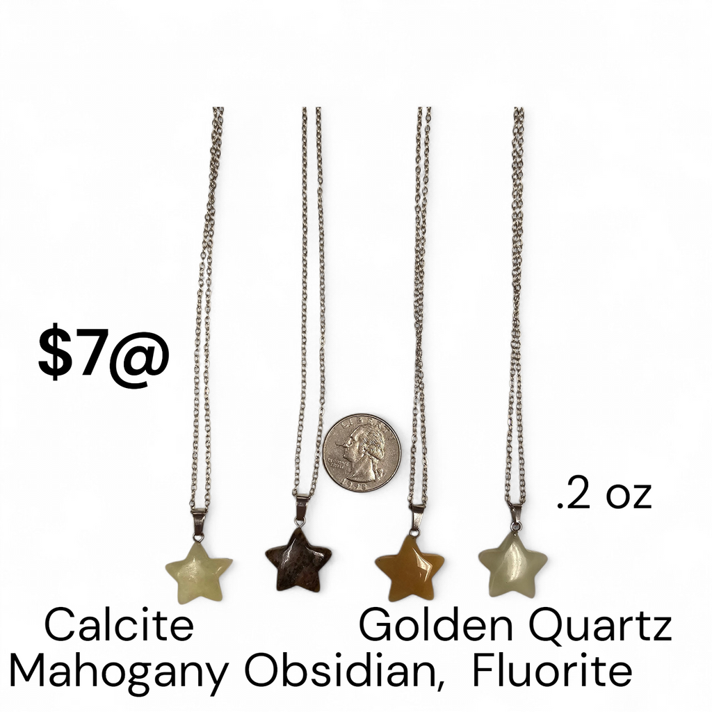 Stone Star Necklaces