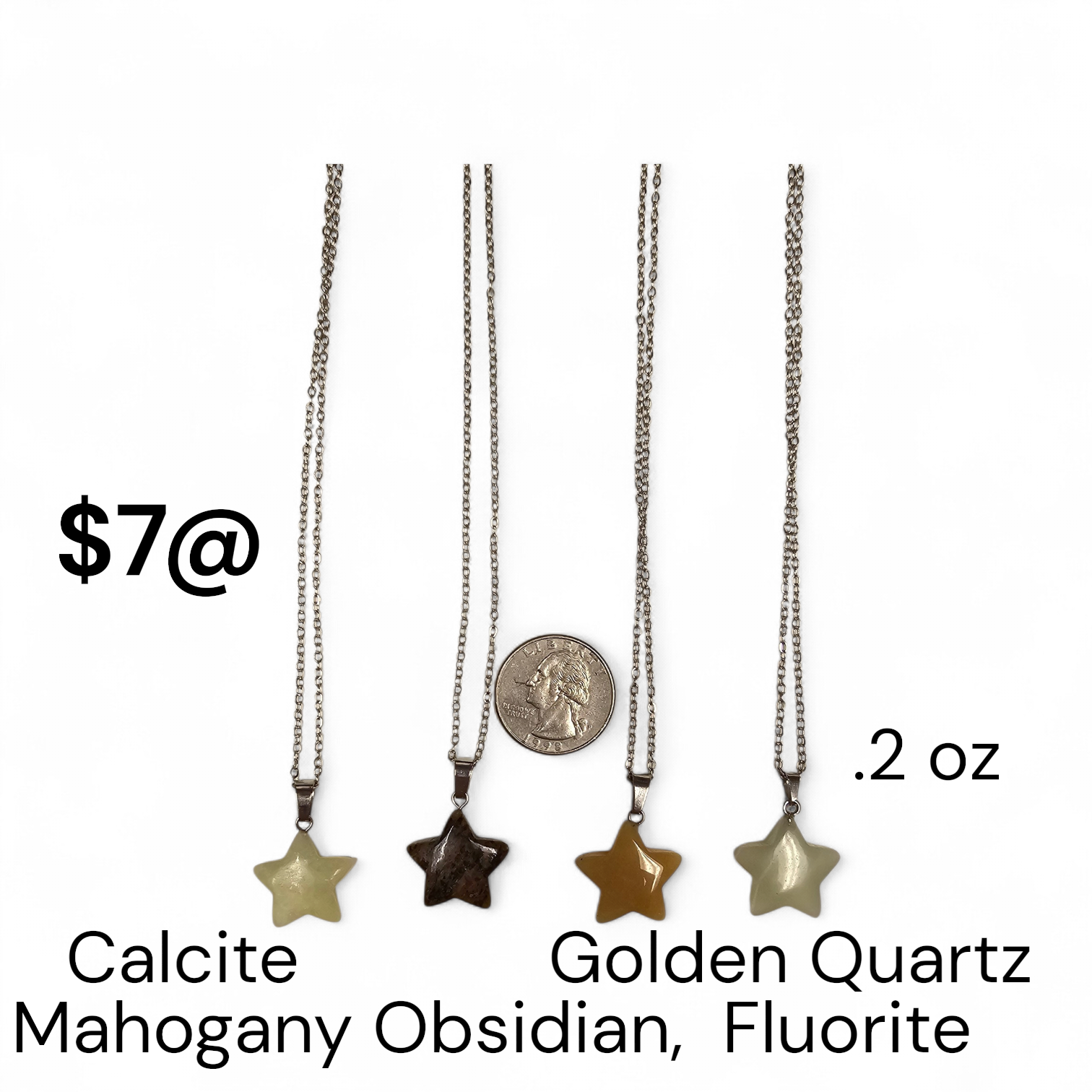 Stone Star Necklaces
