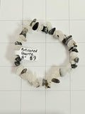 Rutilated Quartz chip Bracelet