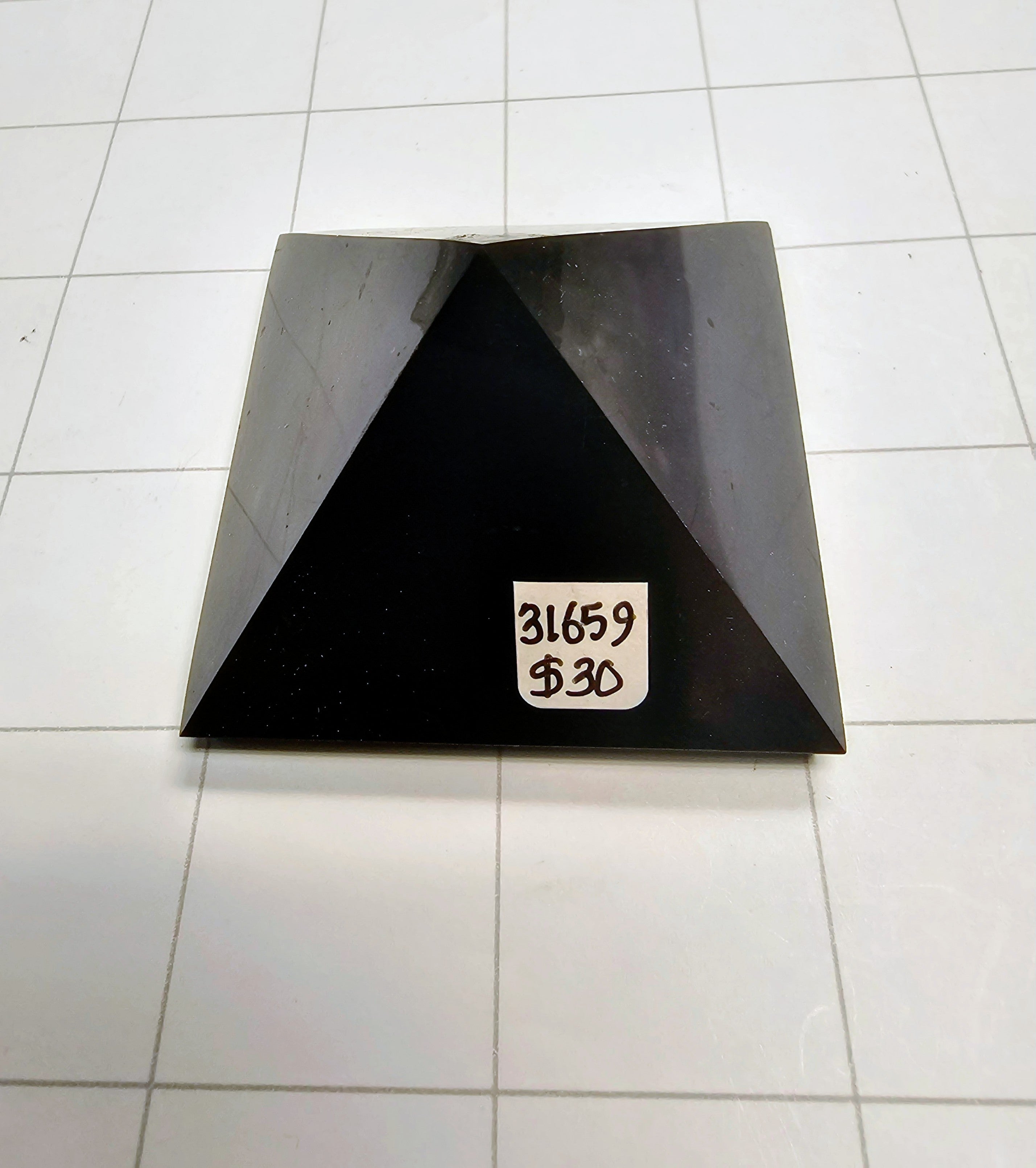 Shungite pyramid