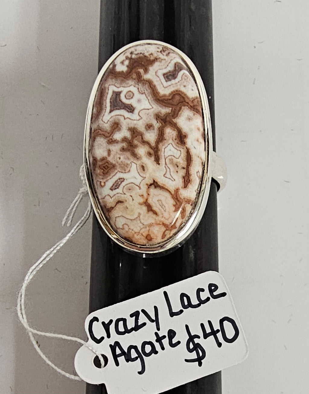 Mexican Lace Agate Ring
