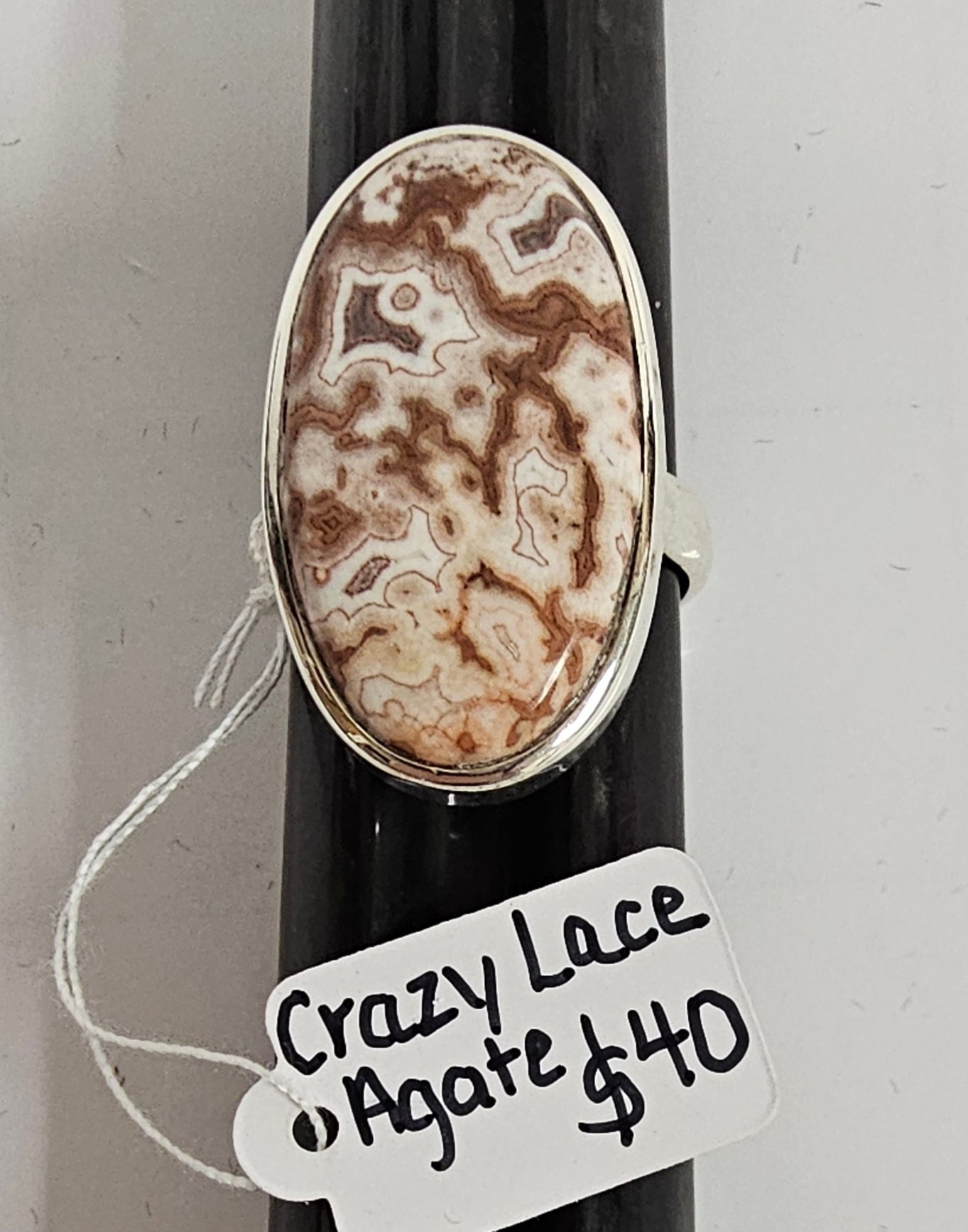 Mexican Lace Agate Ring