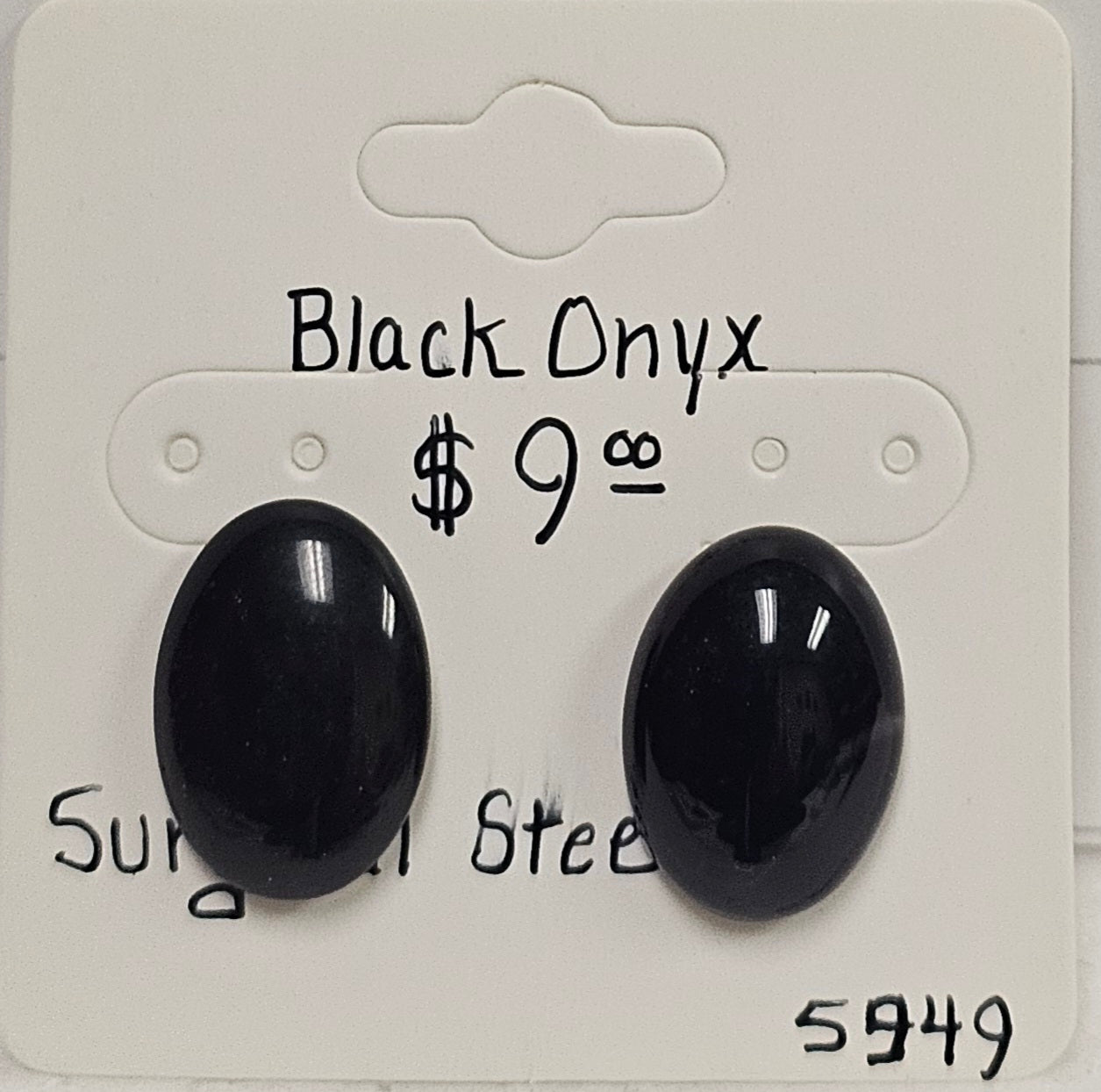 Black Onyx Earrings
