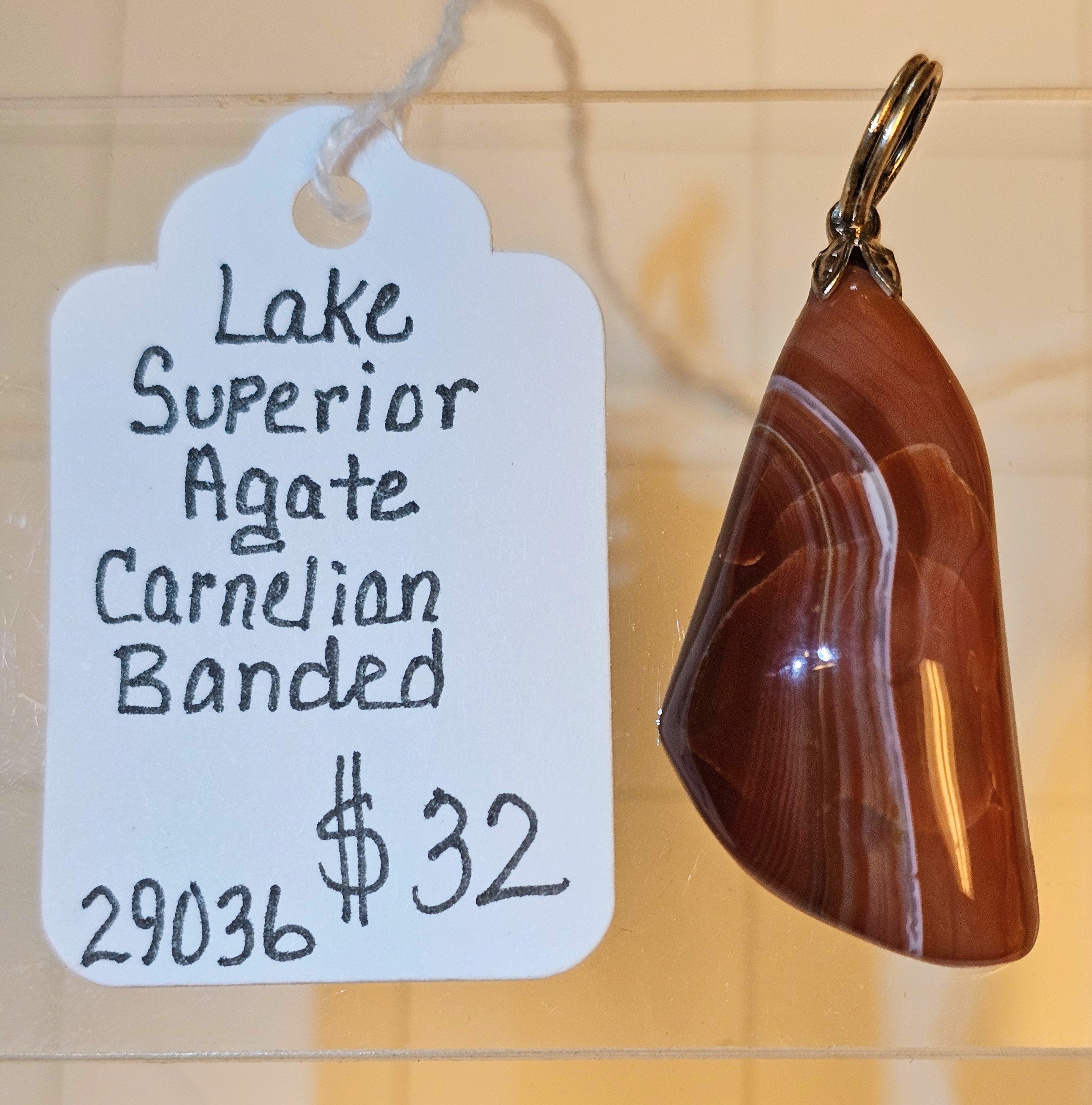 Lake Superior Agate Pendant