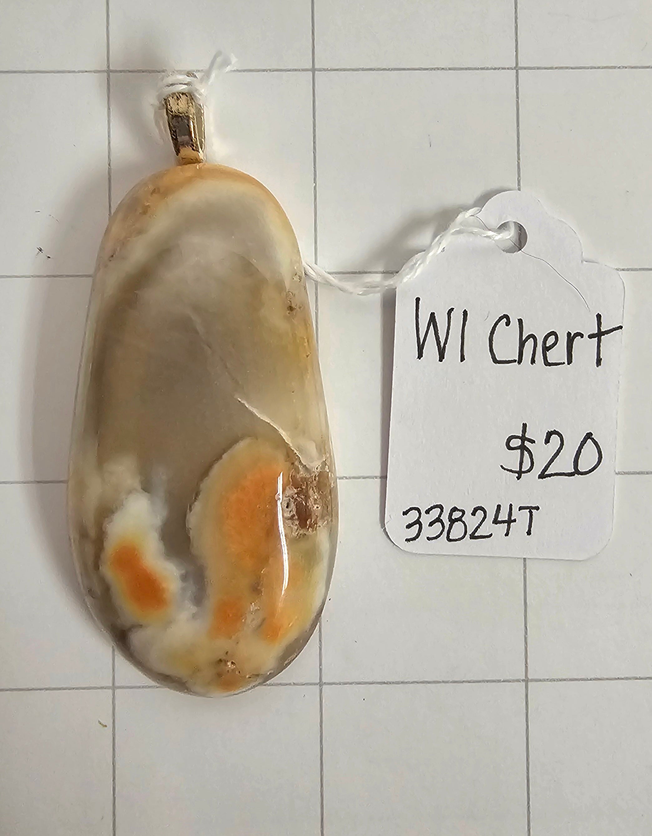 Wisconsin Chert Pendant
