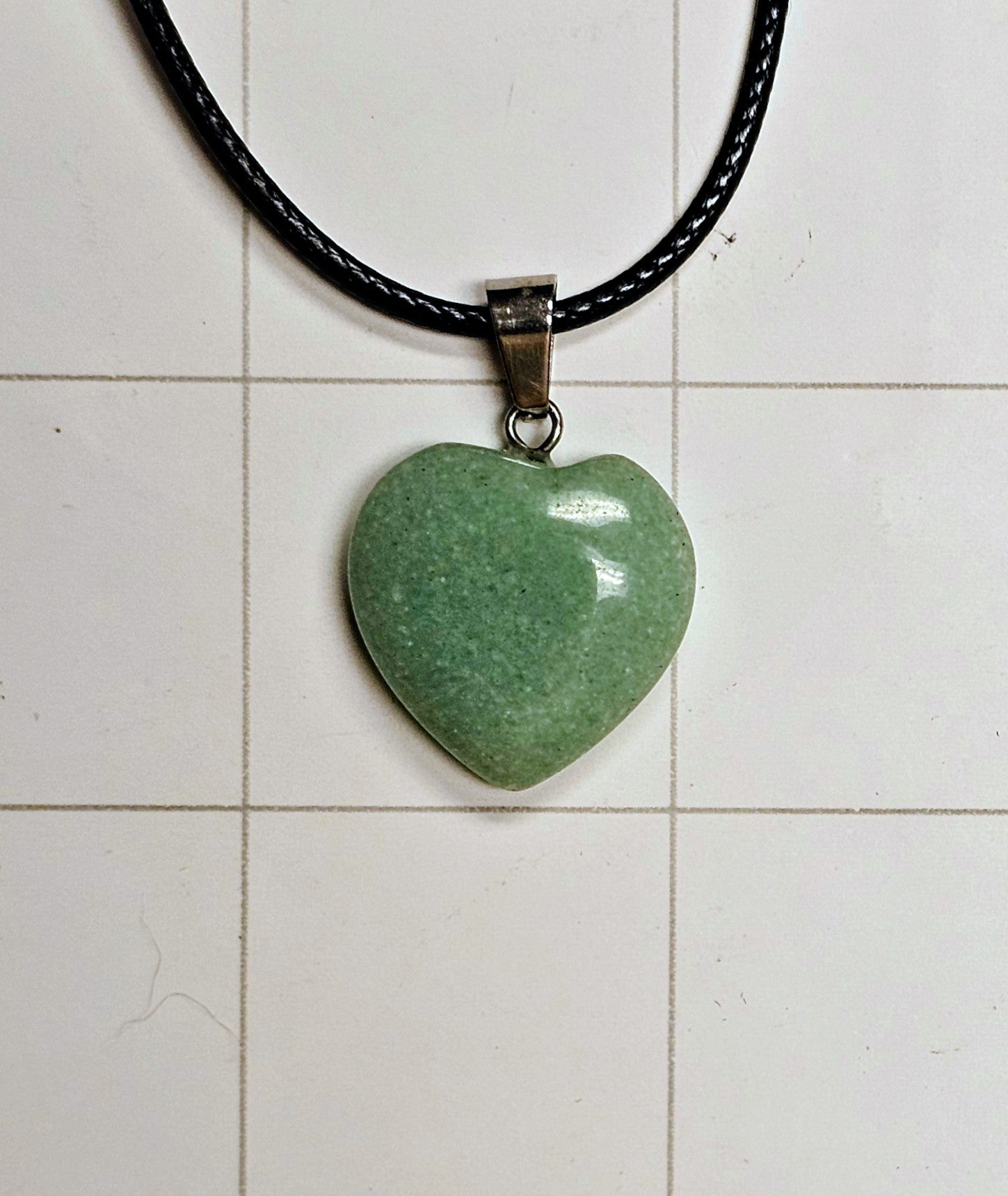 Aventurine Heart Necklace