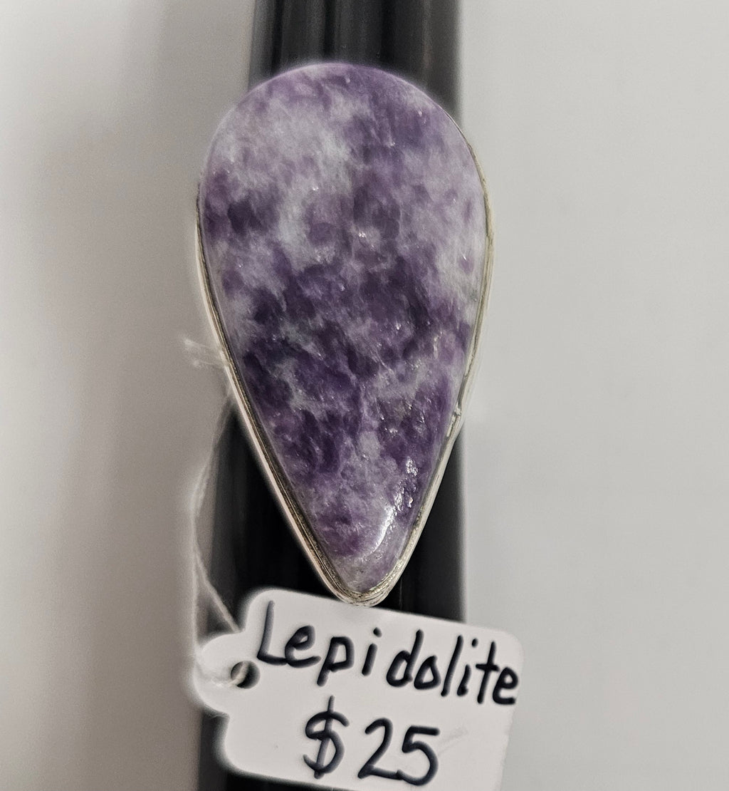 Lepidolite Ring
