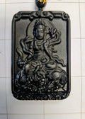 Obsidian Buddah Necklace