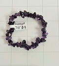 African Amethyst chip Bracelet