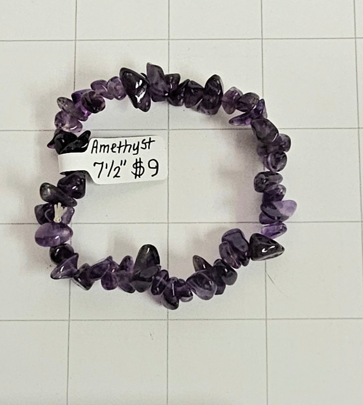 African Amethyst chip Bracelet