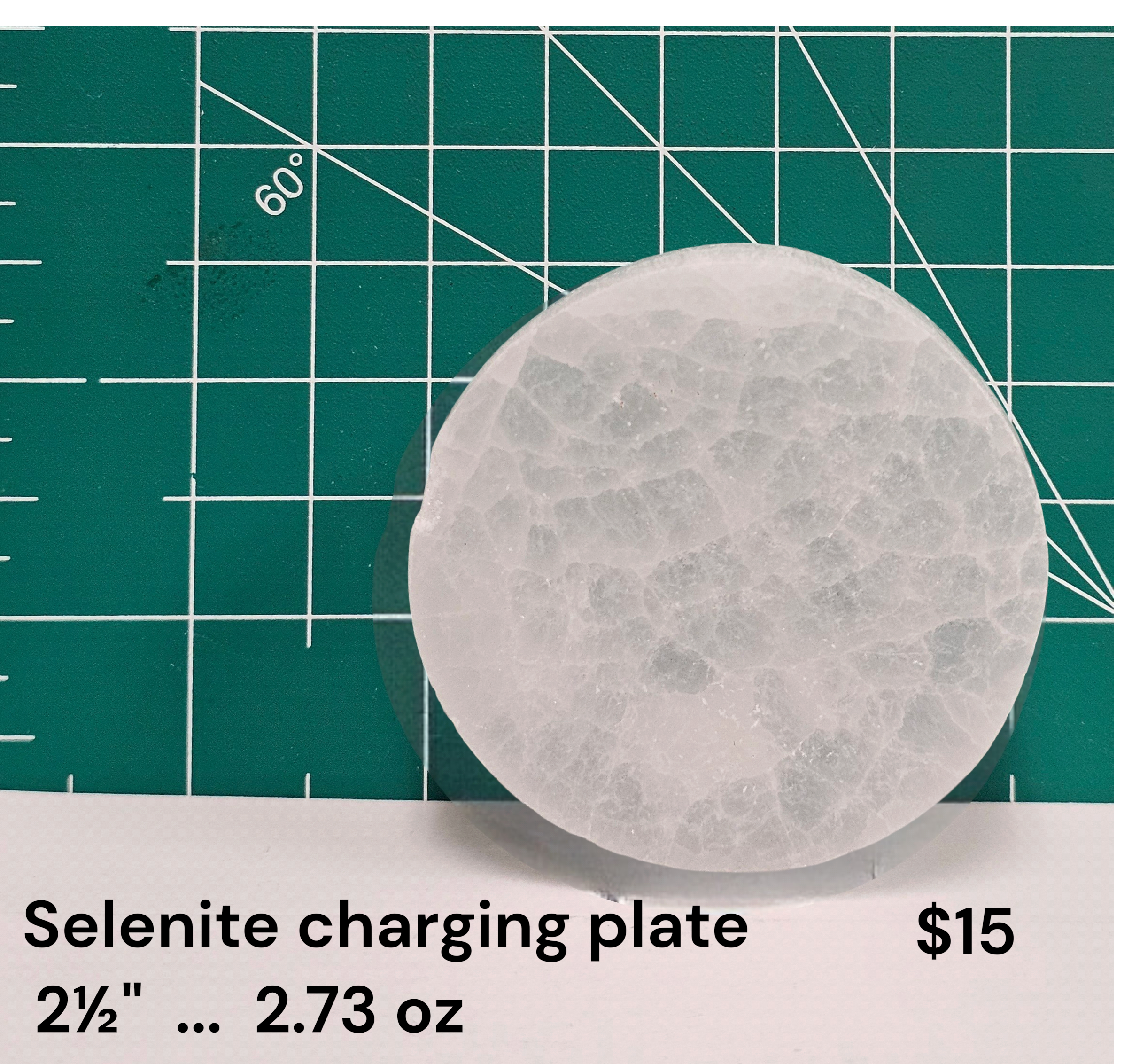 Selenite charging plate