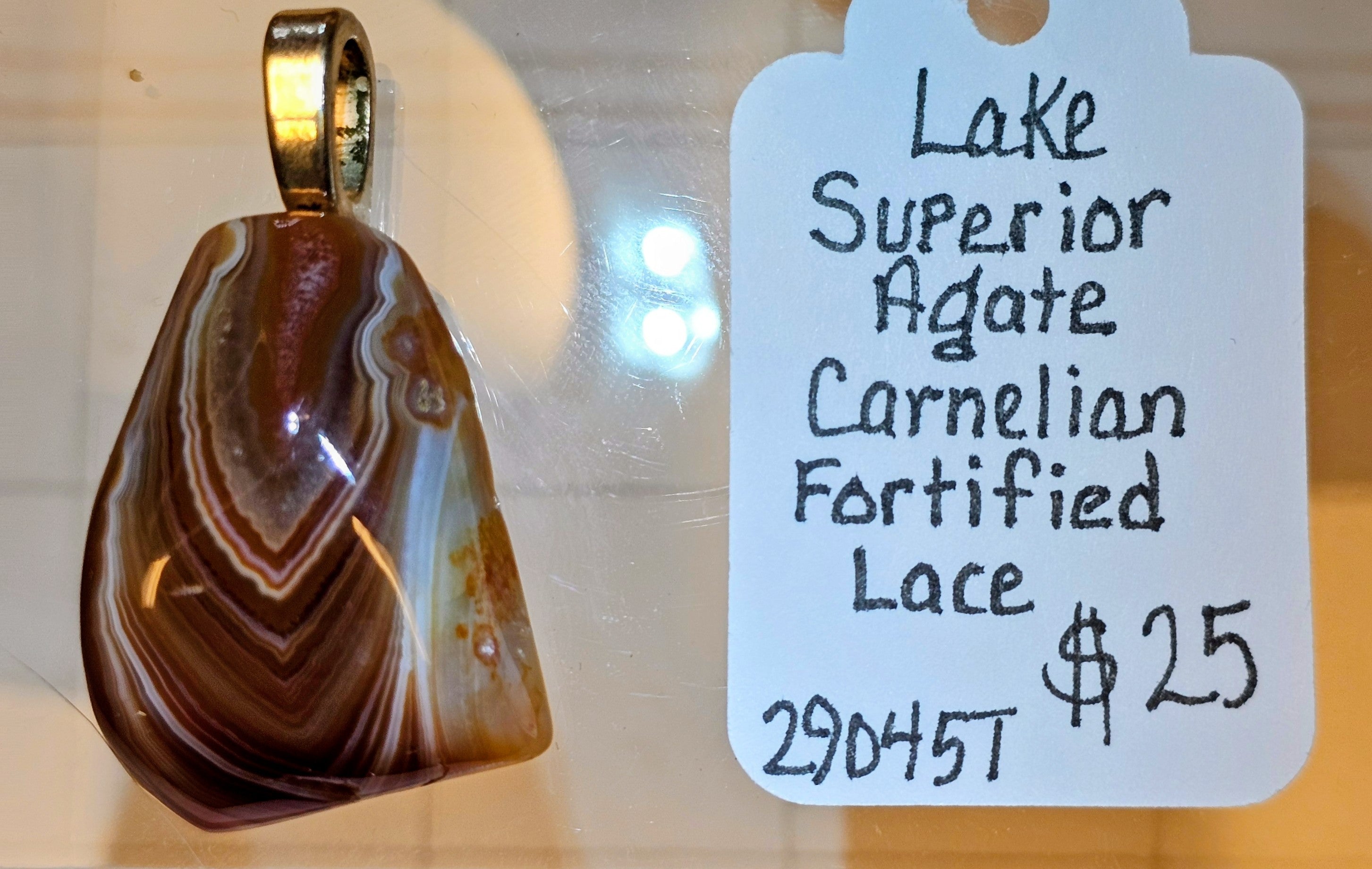 Lake Superior Agate Pendant