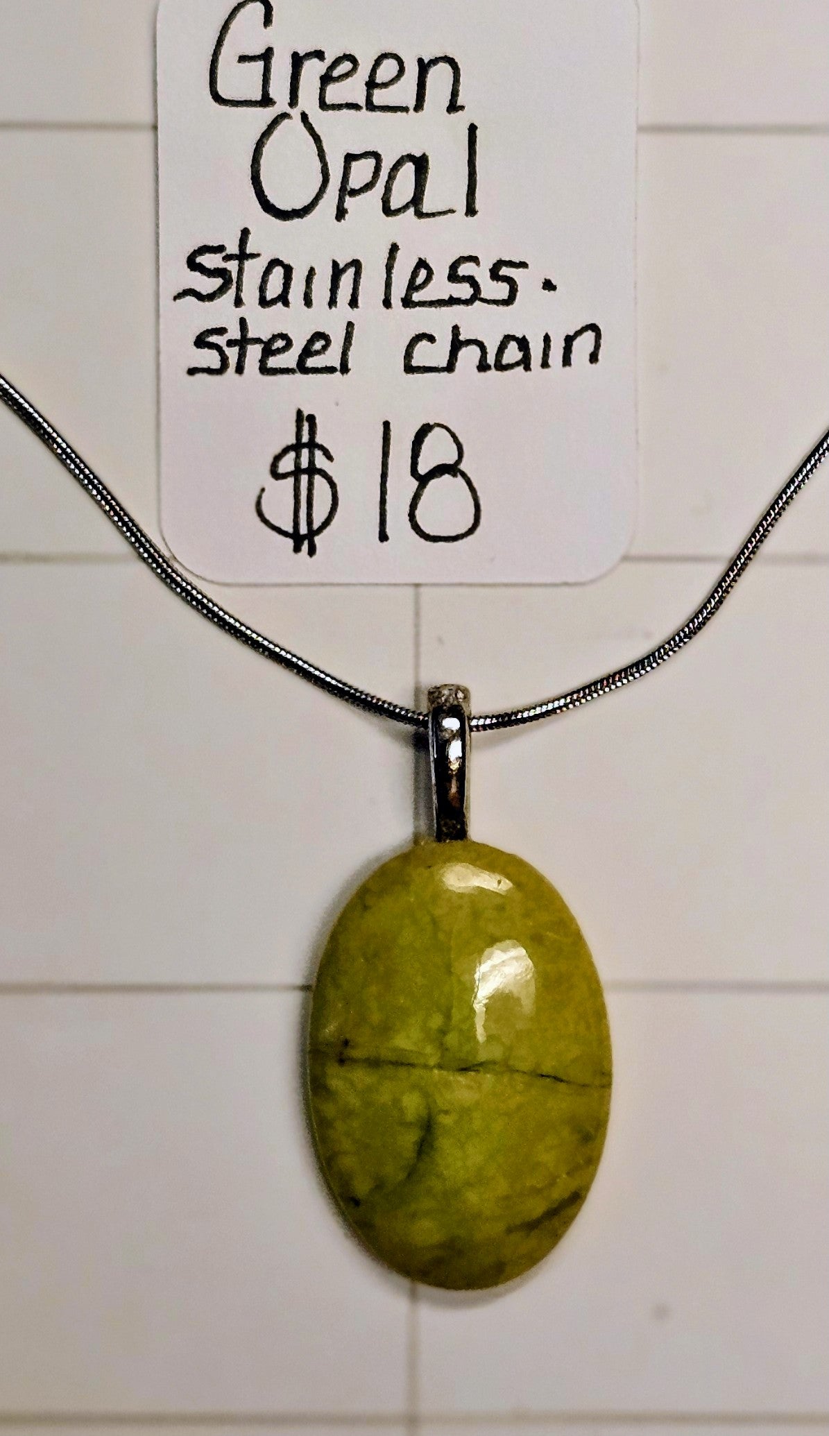 Green Opal Necklace